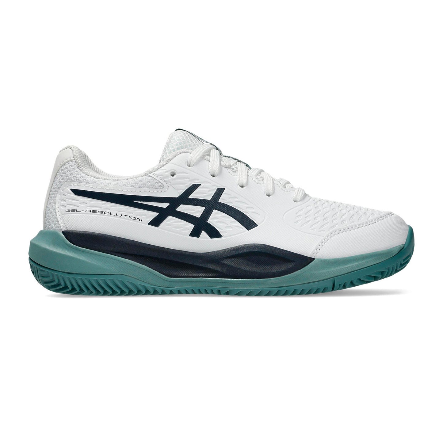 ASICS Gel-Resolution X GS Grusbanesko Børn - hvid, petrol