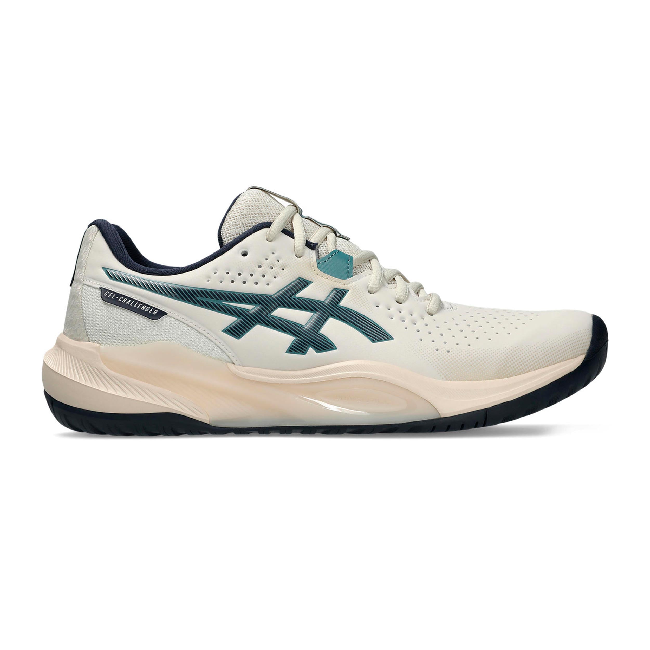 ASICS Gel-Challenger 15 Allcourt-sko Herrer - beige, mørkeblå