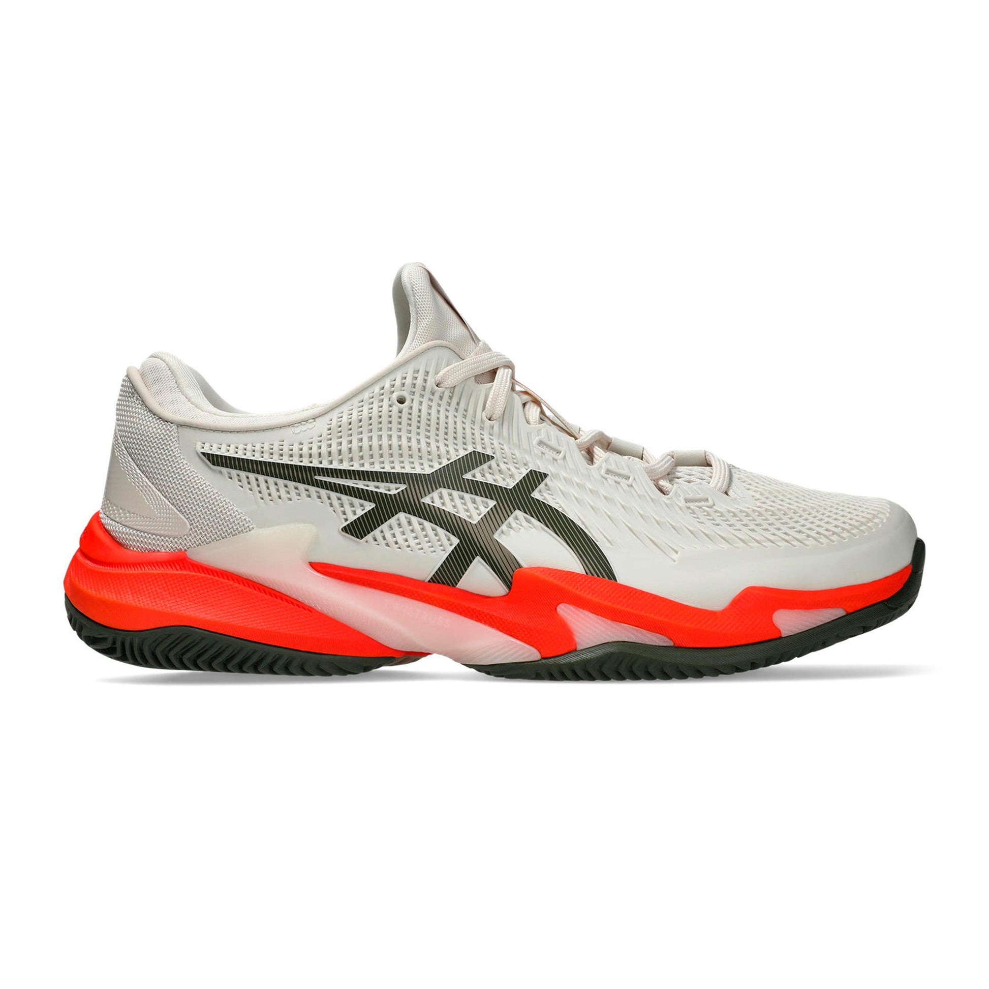 ASICS Court Ff 3 Grusbanesko Herrer - creme, neonorange