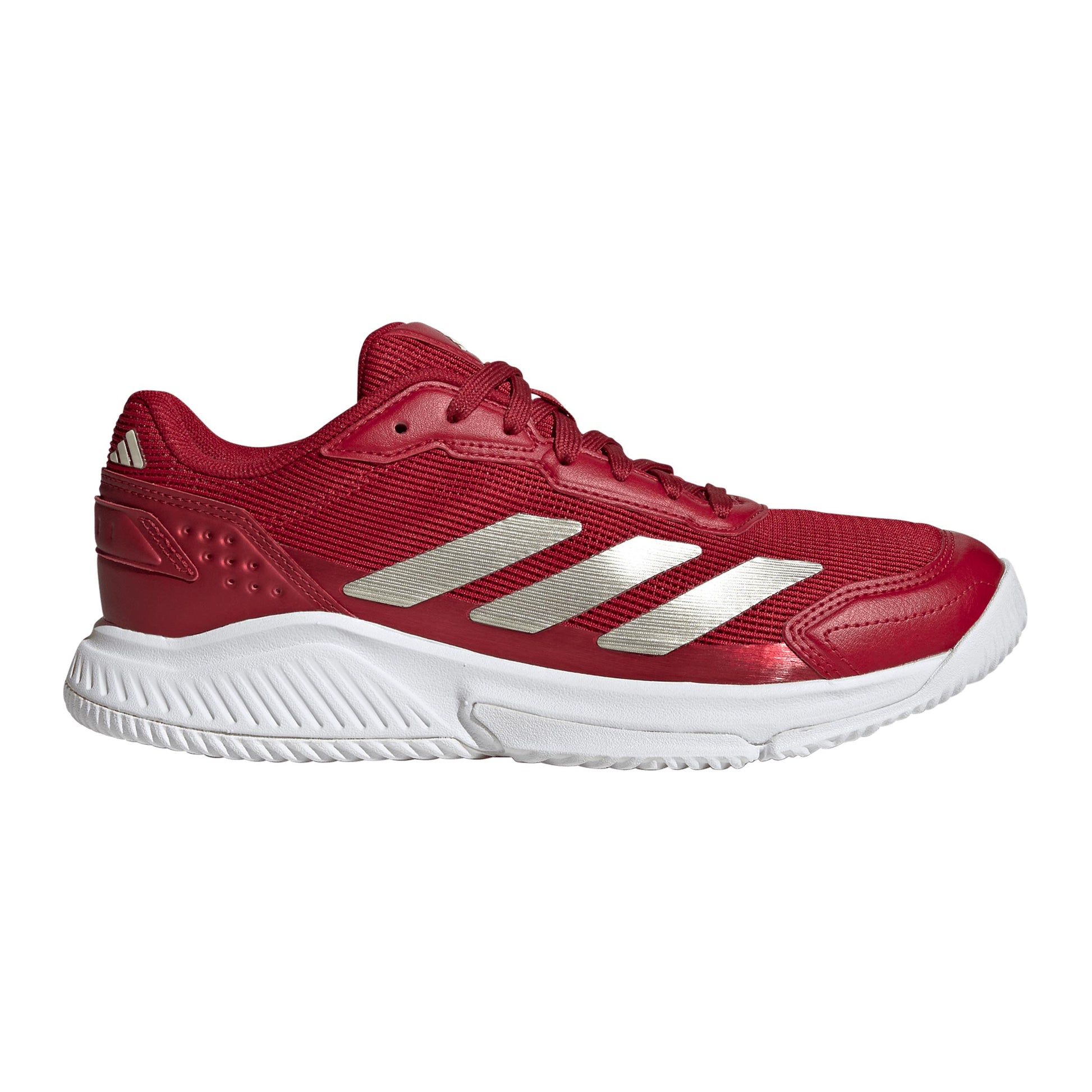 adidas Courtquick Padelsko Damer - rød, sølv