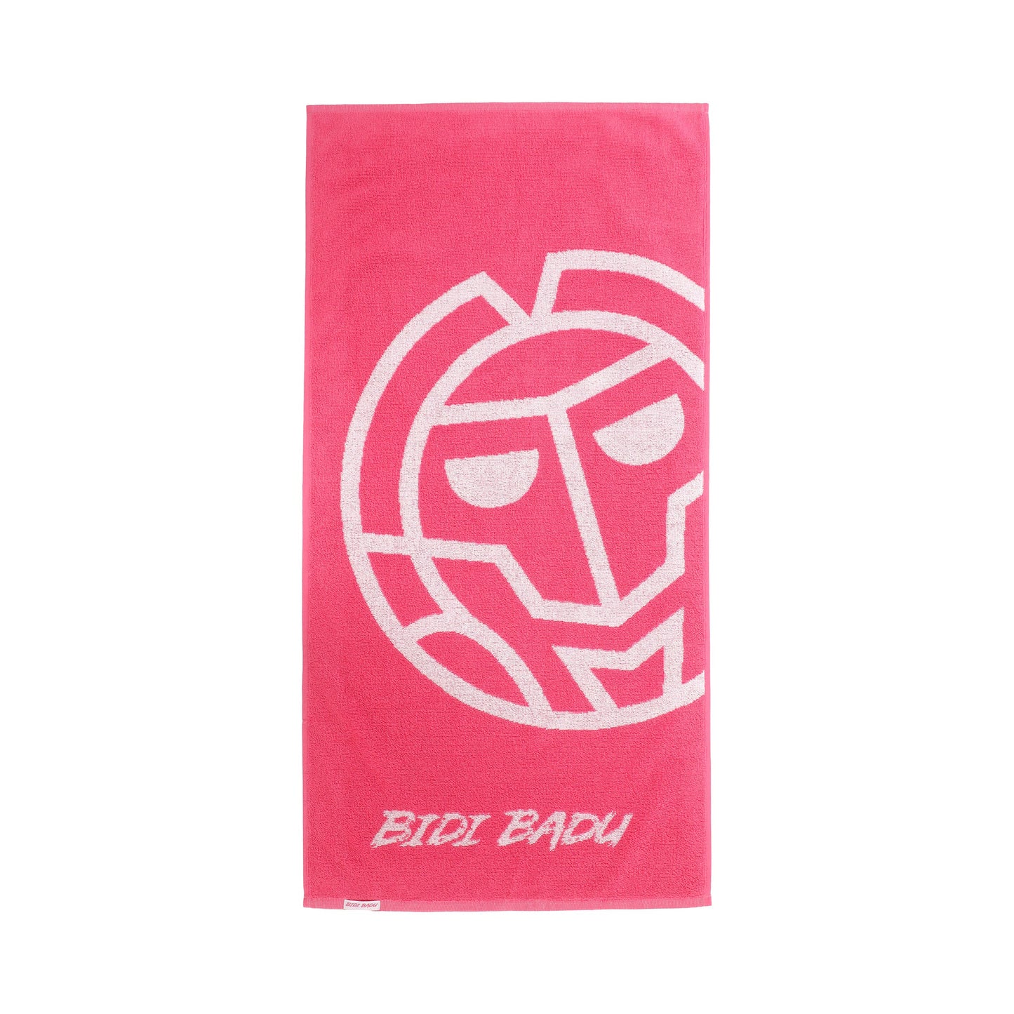 BIDI BADU Håndklæde -pink, hvid