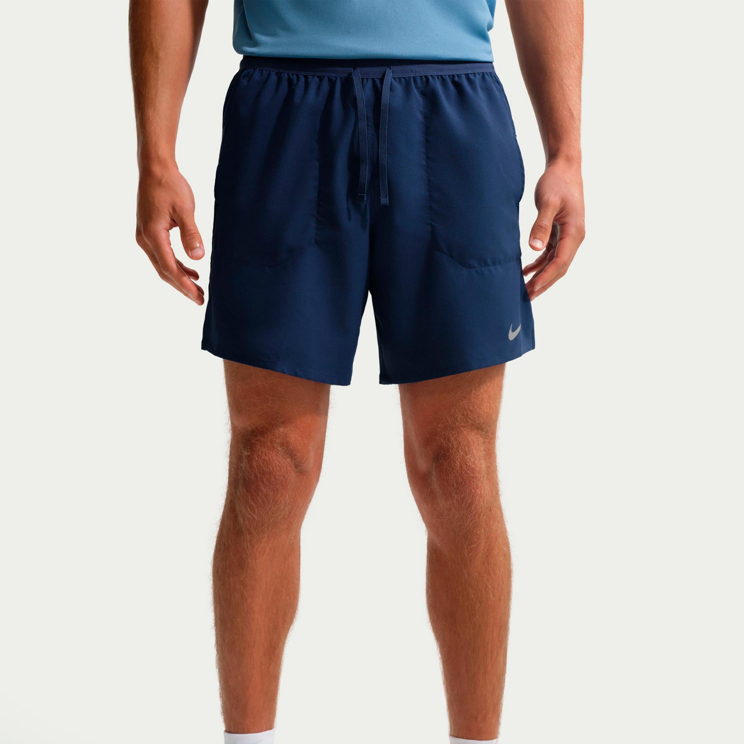 Nike STRIDE 7IN Løbeshorts Herrer - mørkeblå, sølv