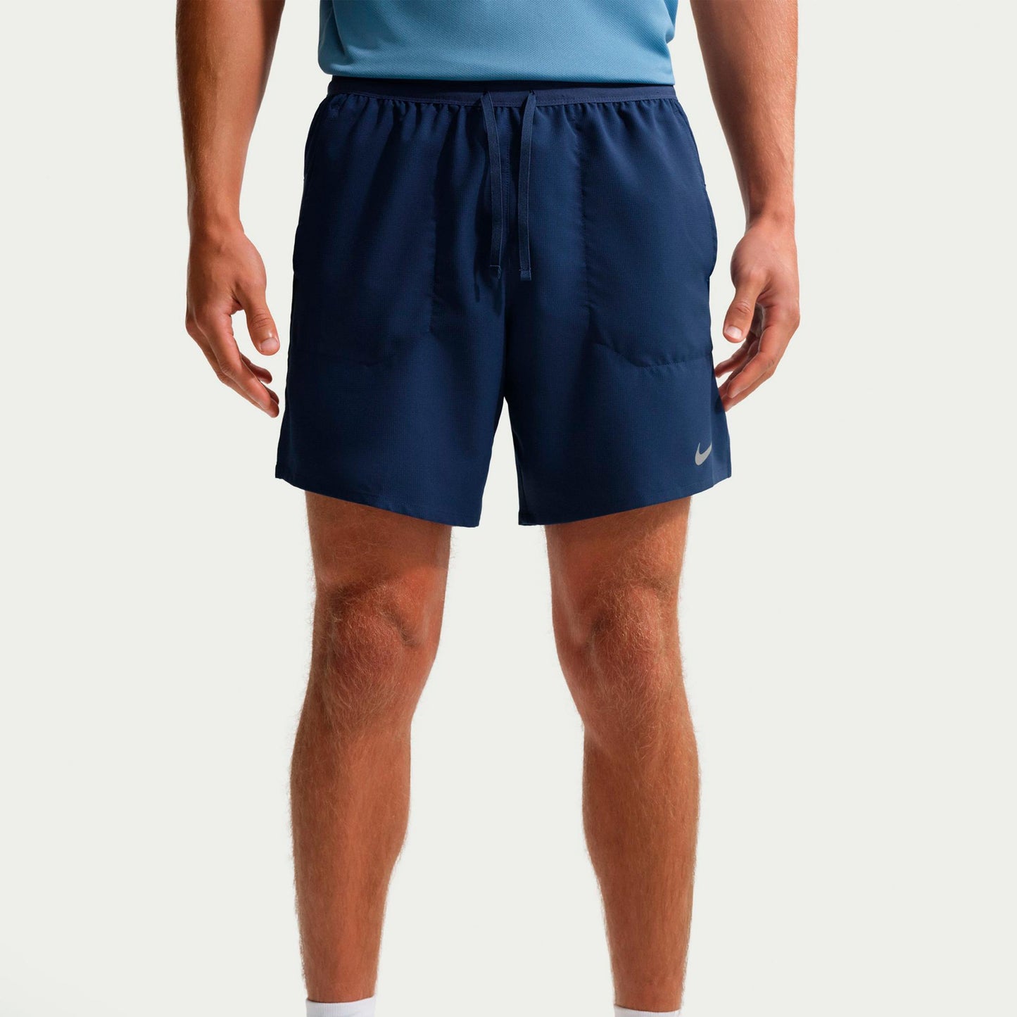 Nike STRIDE 7IN Løbeshorts Herrer - mørkeblå, sølv