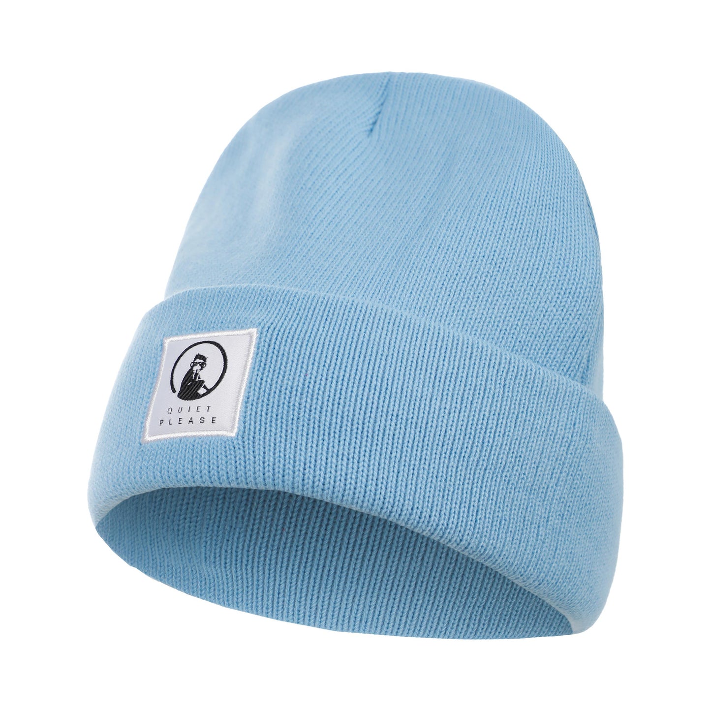 Quiet Please Get Warm Hue Unisex-lyseblå