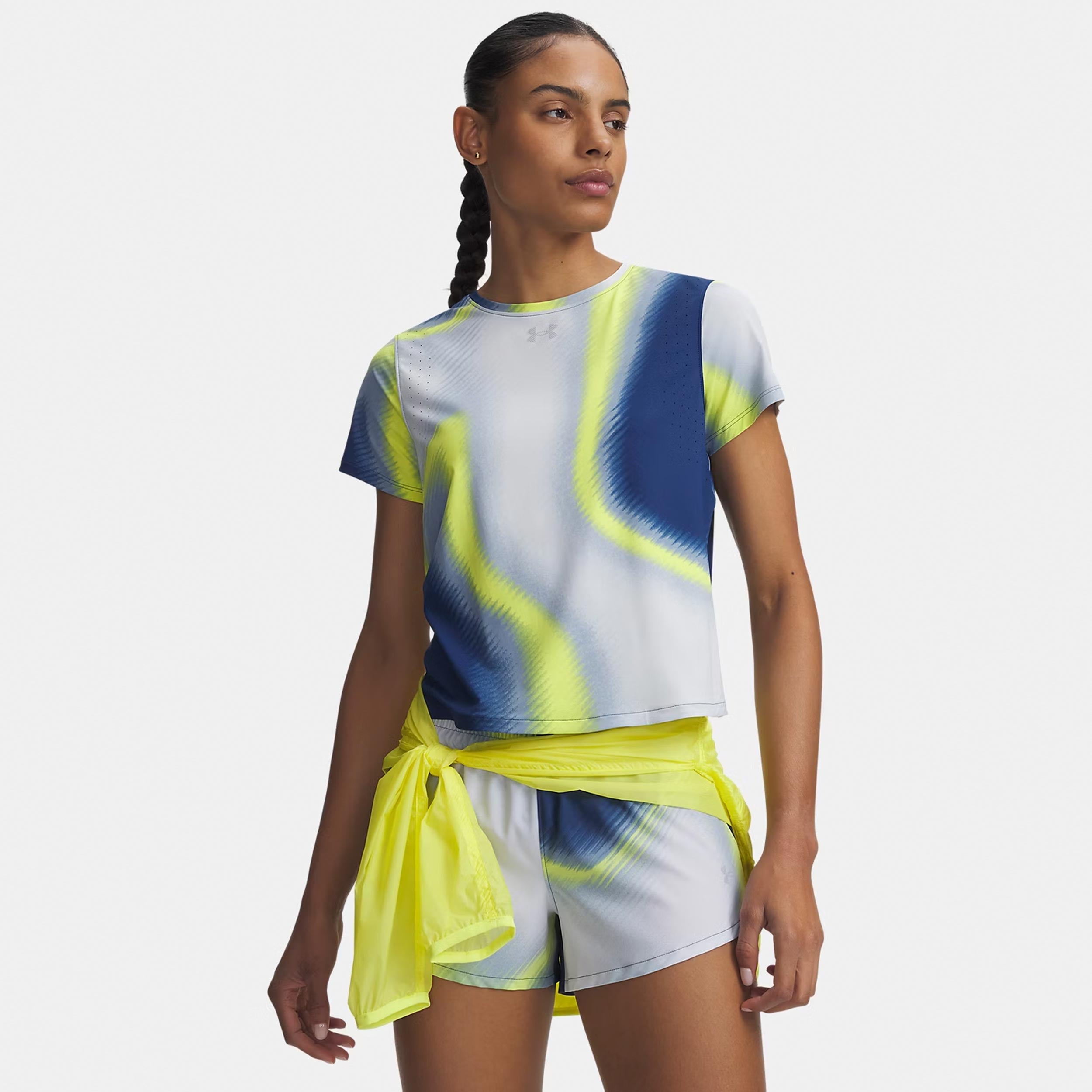 Under Armour Velociti Pro Print  Løbetrøje Damer - blå, flerfarvet