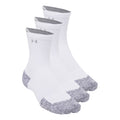 Velociti Run Cush Crew 3pack Løbesokker Unisex - hvid, hvid
