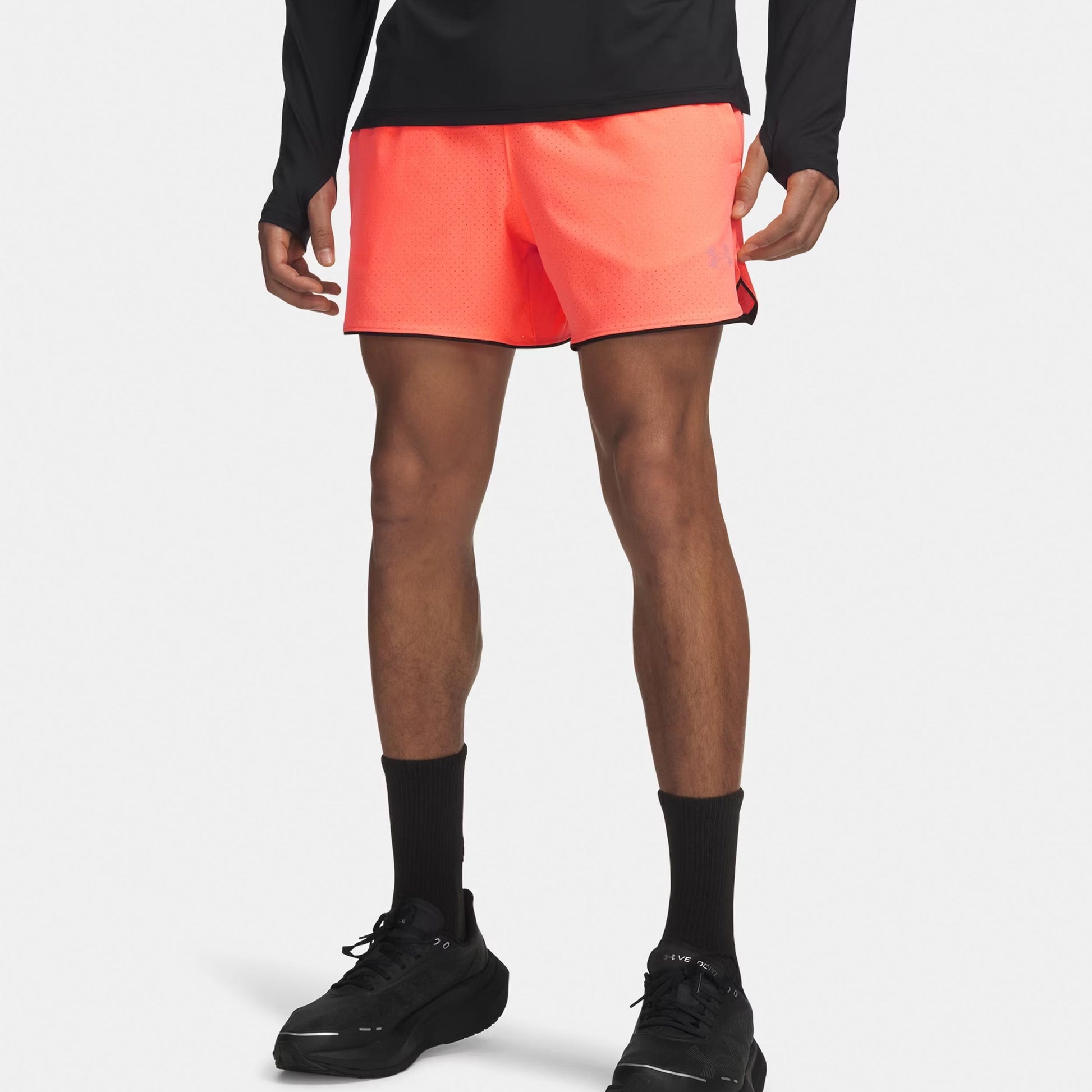 Under Armour Velociti Pro Vent 5in  Løbeshorts Herrer - orange, sølv