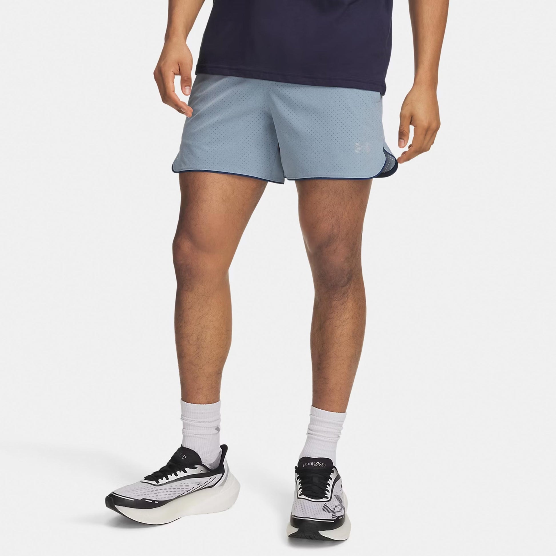 Under Armour Velociti Pro Vent 5in  Løbeshorts Herrer - blå-grå