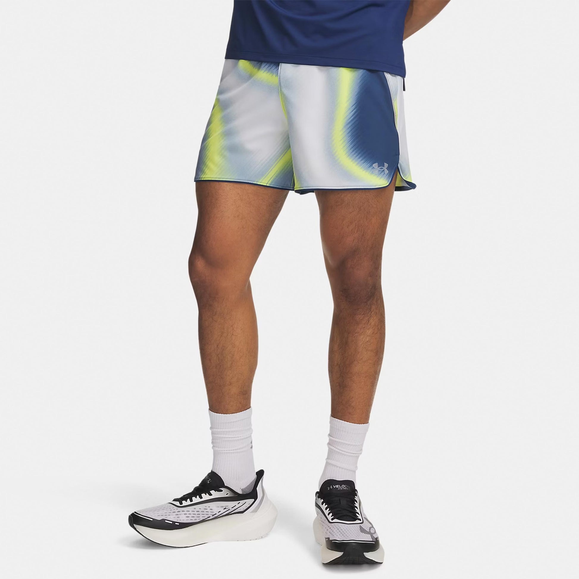 Under Armour Velociti Pro 5in  Løbeshorts Herrer - blå, flerfarvet