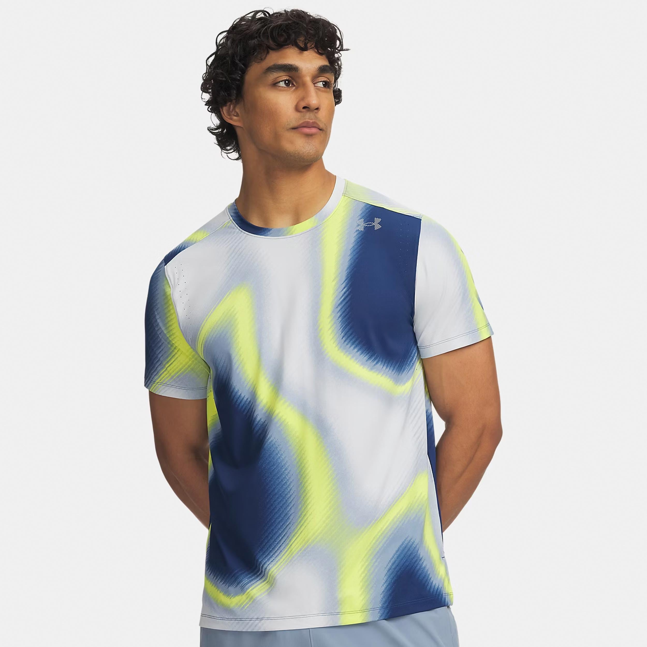 Under Armour Velociti Pro Print  Løbetrøje Herrer - blå, flerfarvet