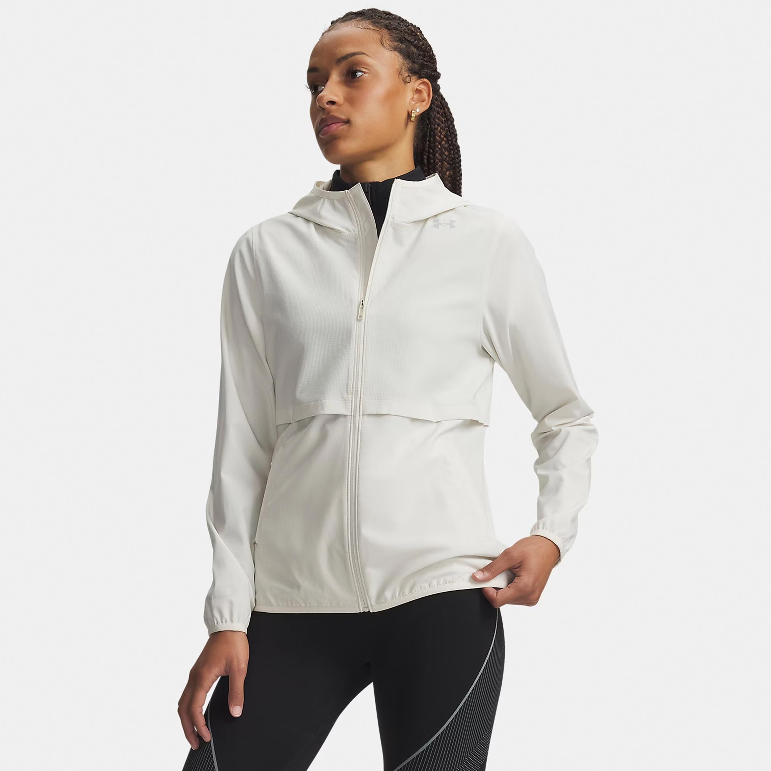 Under Armour Velociti Storm  Løbejakke Damer - beige