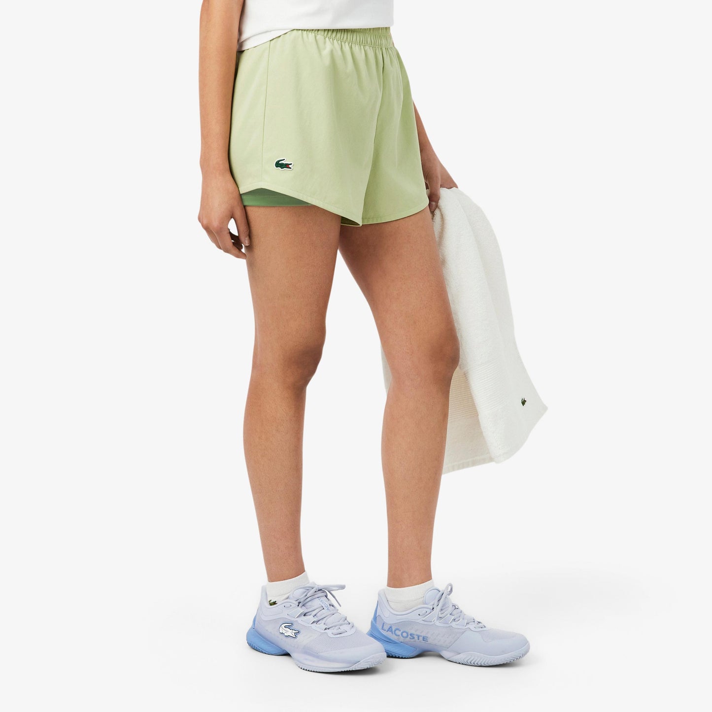 Lacoste Shorts Damer - lime, grøn