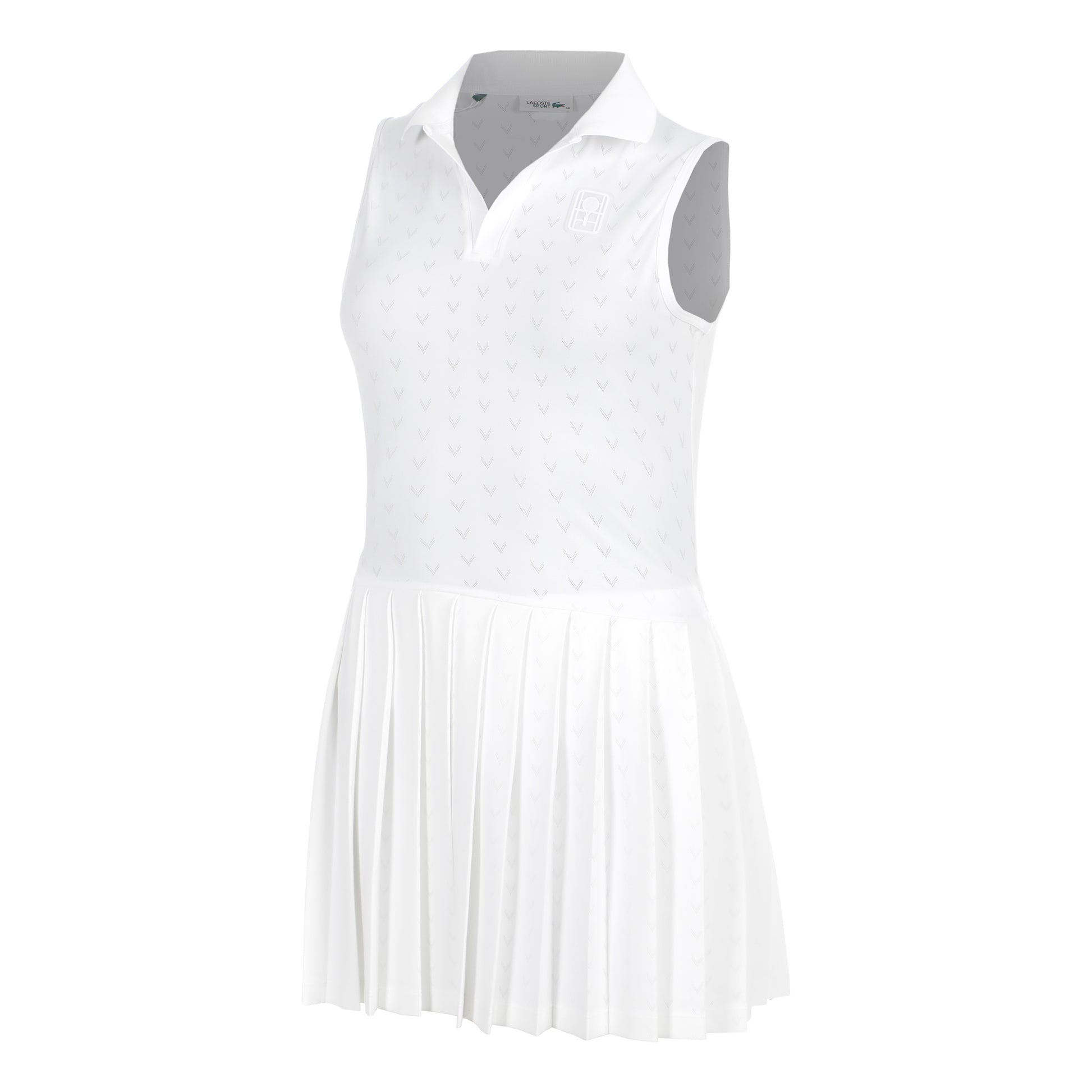 Lacoste Kjole Damer - hvid