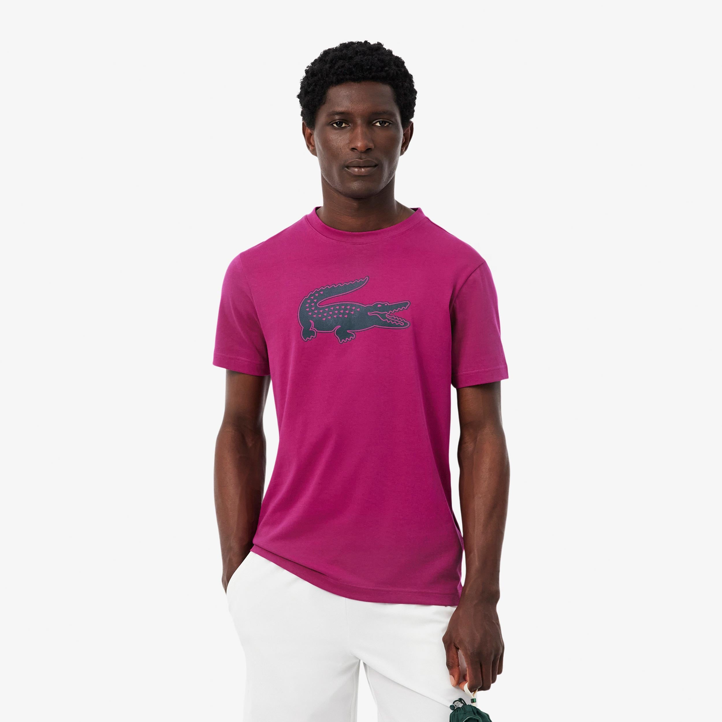 Lacoste T-shirt Herrer - bær, mørkeblå