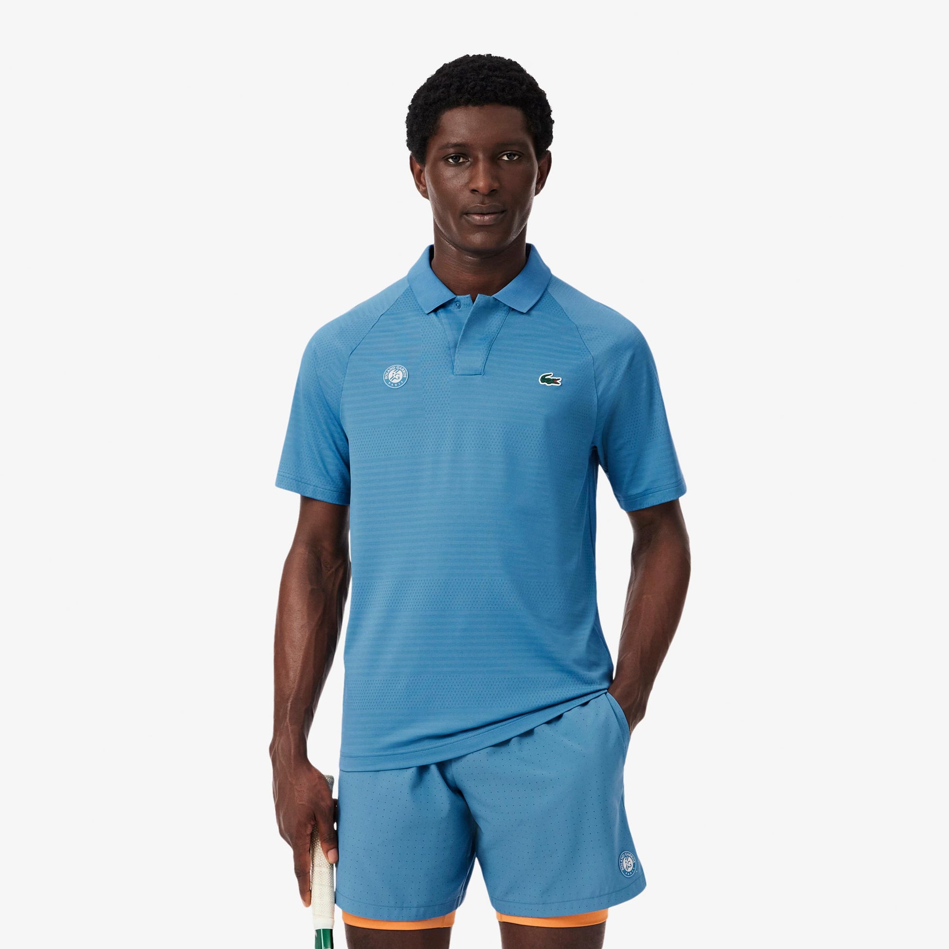 Lacoste Polo Herrer - blå-grå