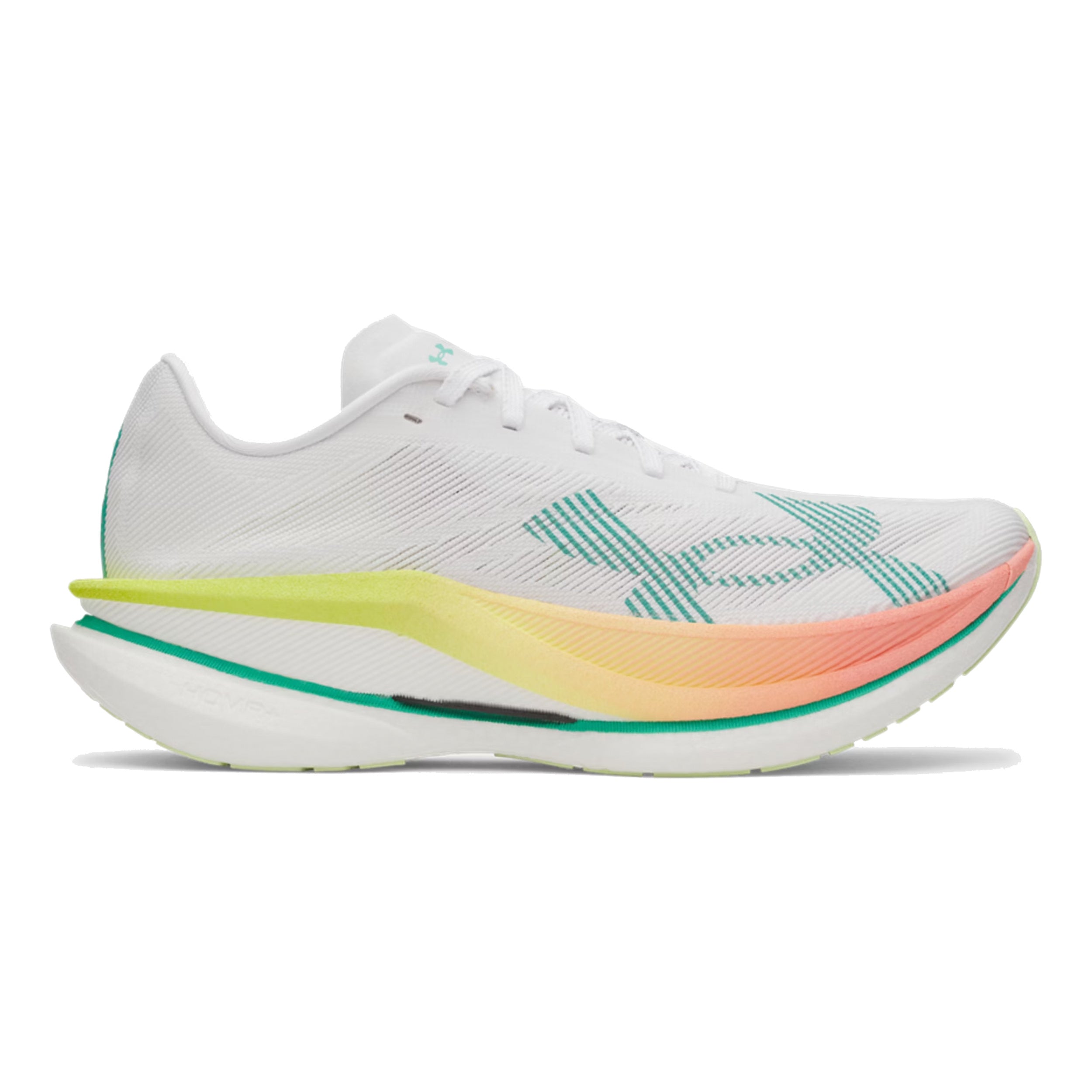 Under Armour Velociti Elite 3 Konkurrencesko Unisex-hvid, lysegrøn