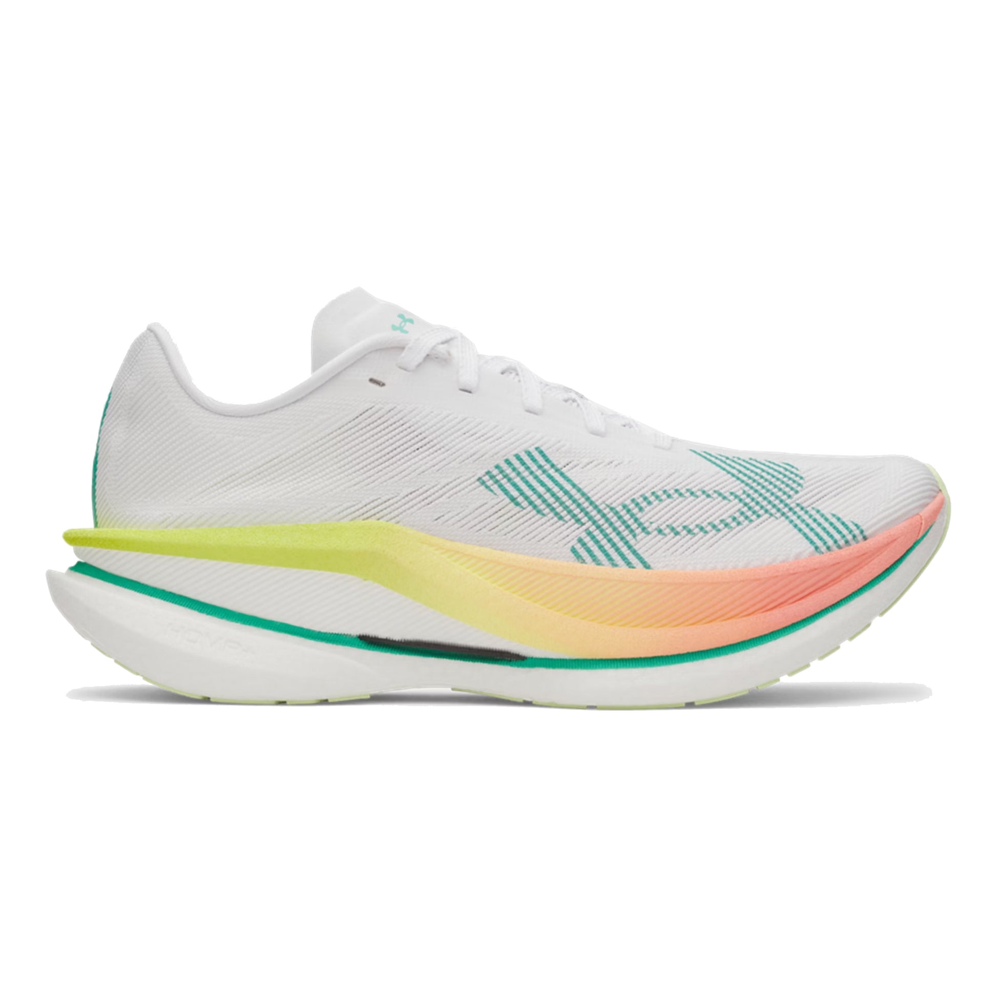 Under Armour Velociti Elite 3 Konkurrencesko Unisex-hvid, lysegrøn