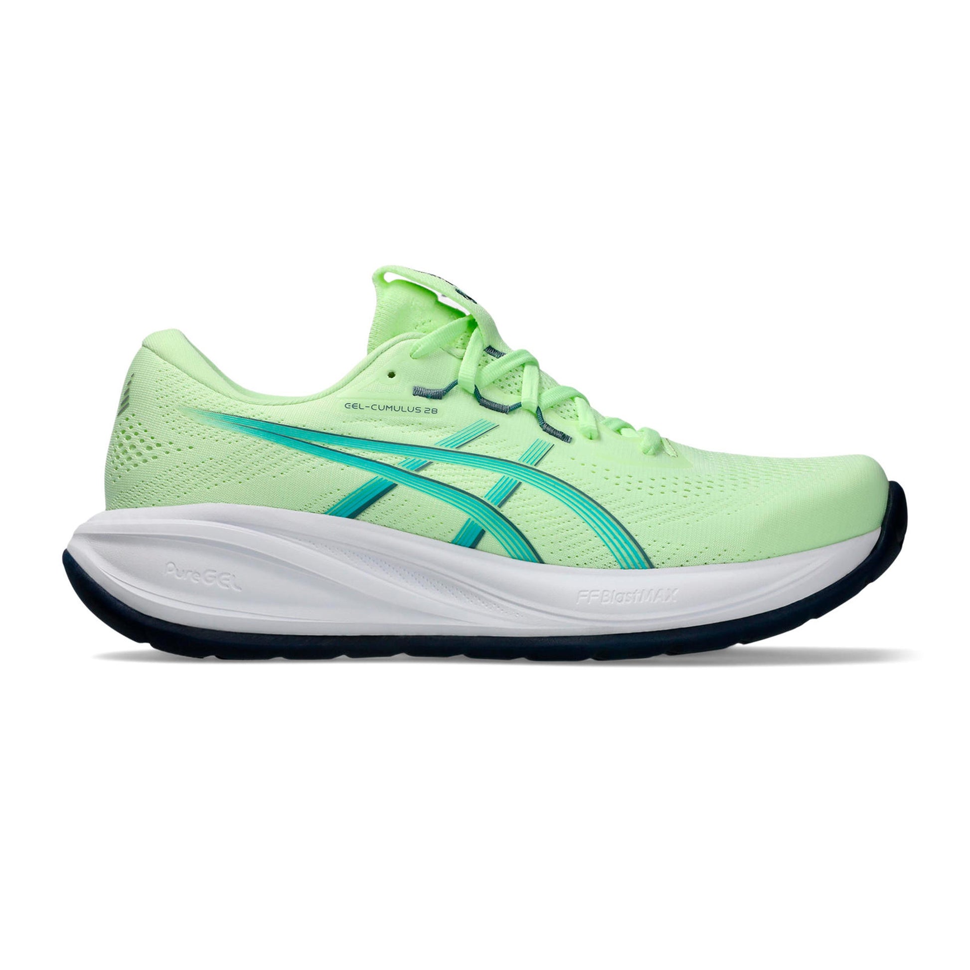 ASICS GEL-CUMULUS 28 Neutral sko Herrer - neongul, turkis