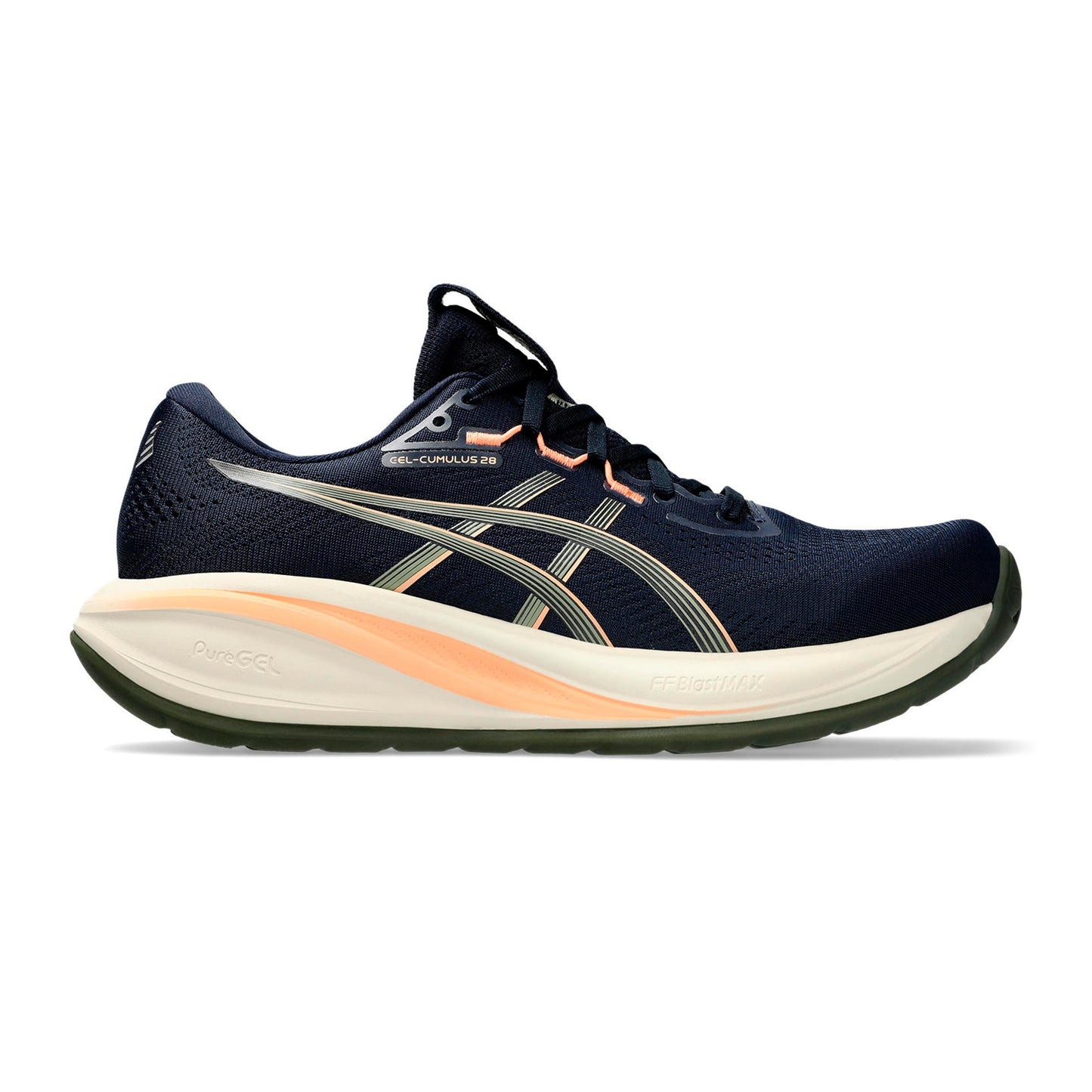 ASICS GEL-CUMULUS 28 Neutral sko Herrer - mørkeblå, orange