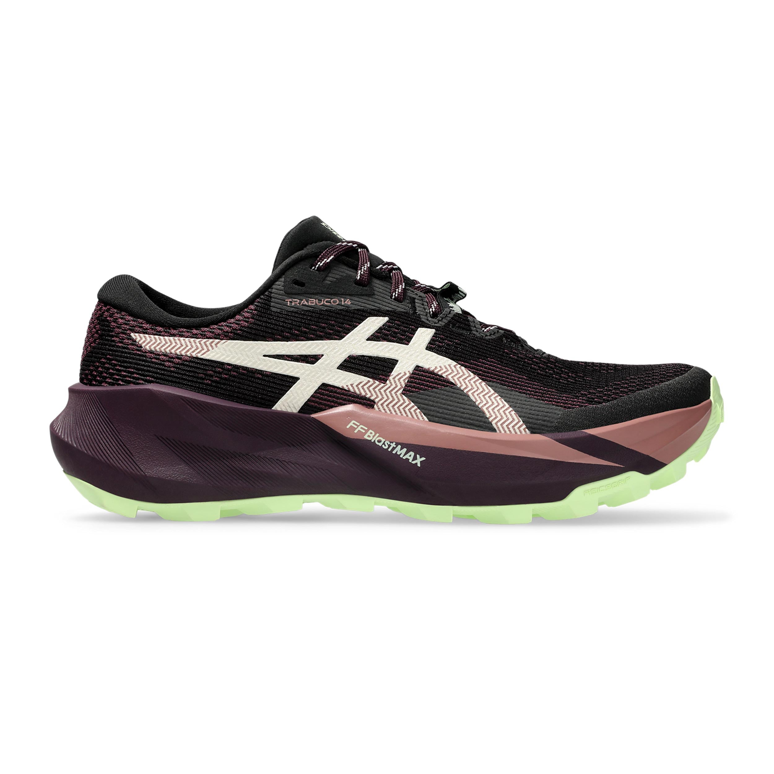 ASICS TRABUCO 14 Trailsko Damer - sort, vinrød