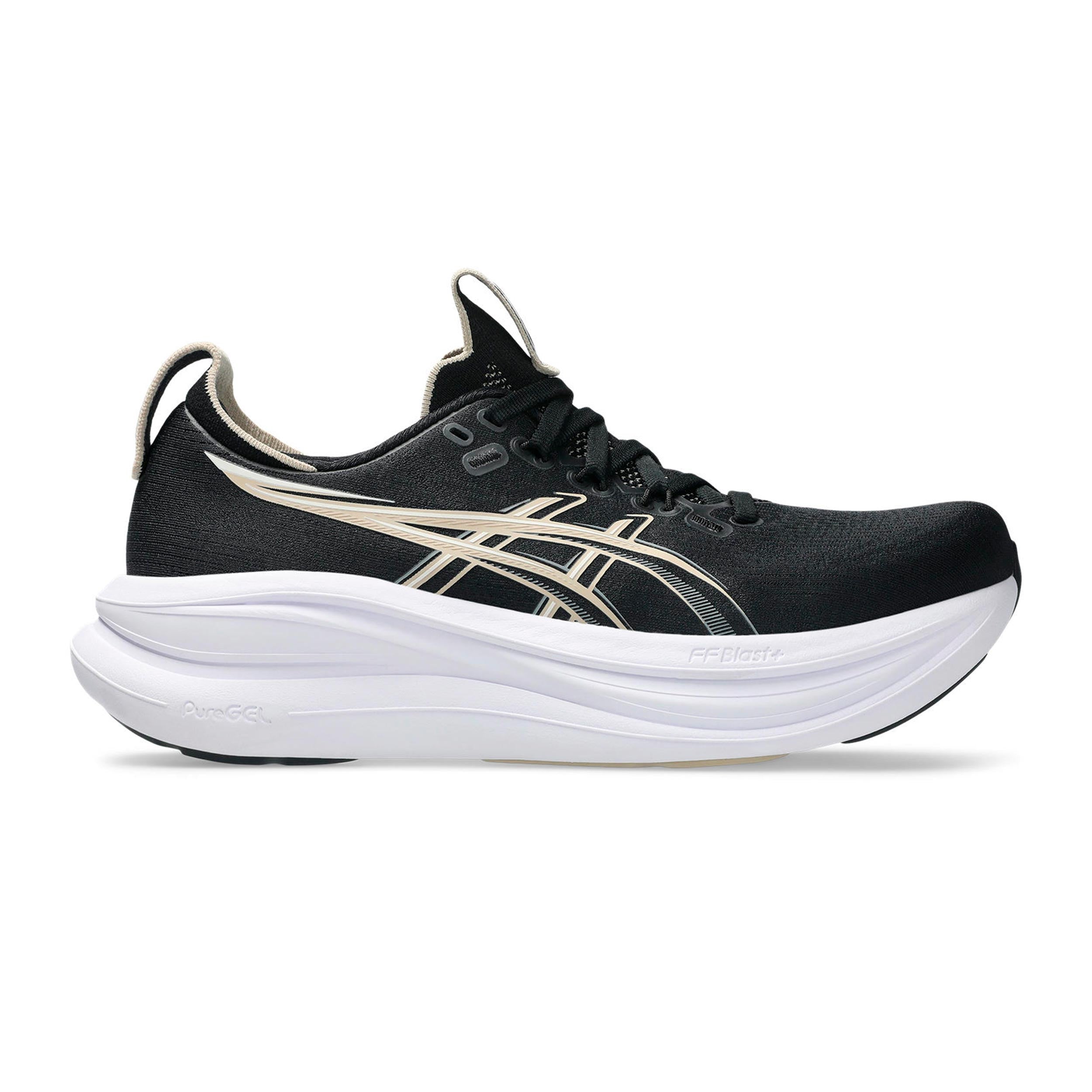 ASICS GEL-NIMBUS 28 Neutral sko Damer - sort, creme