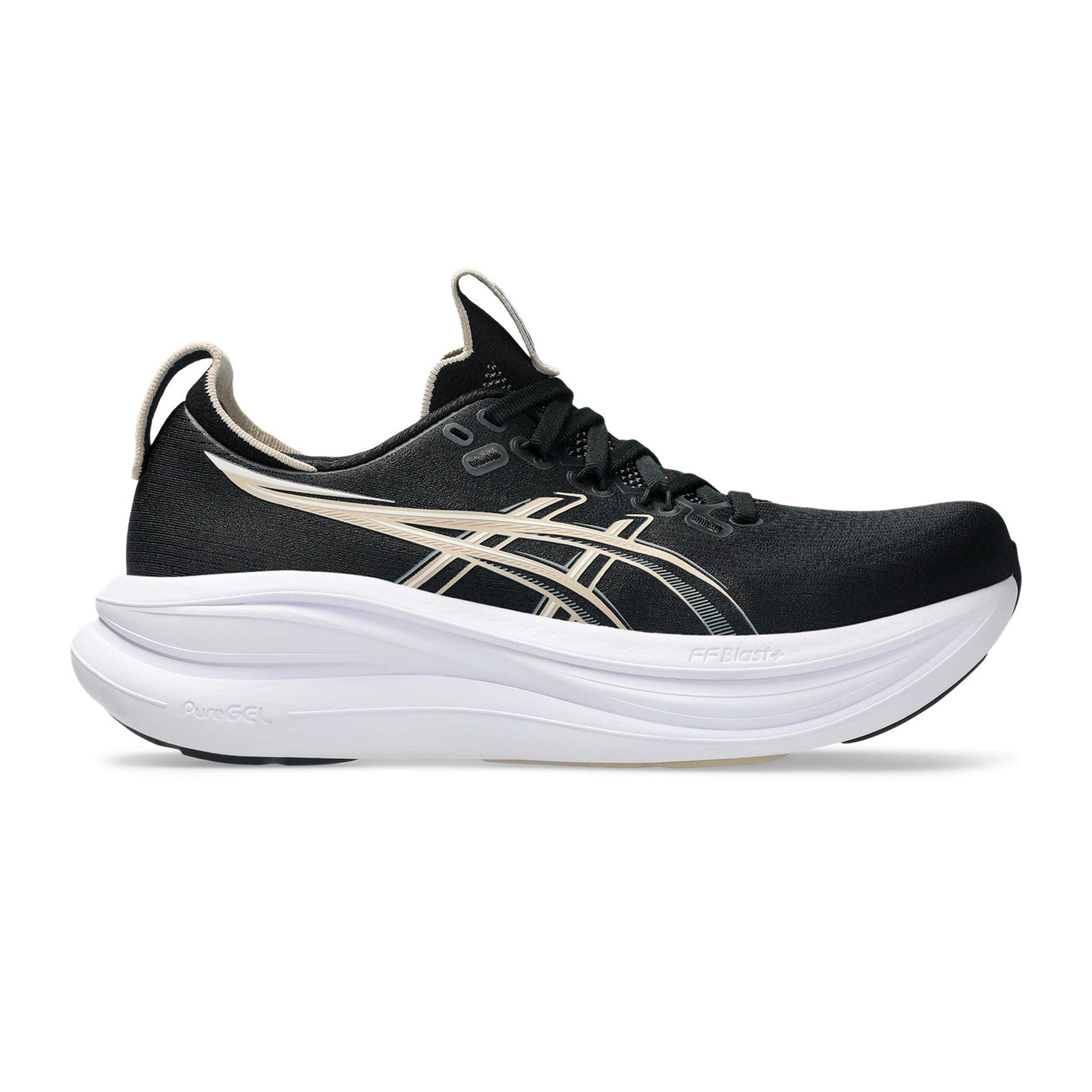 ASICS GEL-NIMBUS 28 Neutral sko Damer - sort, creme