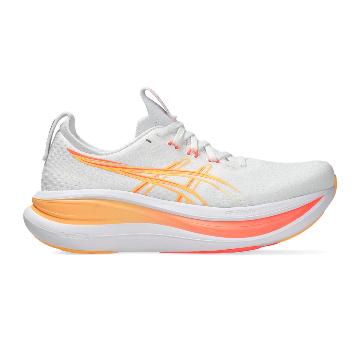 ASICS GEL-NIMBUS 28 Neutral sko Damer - hvid, orange