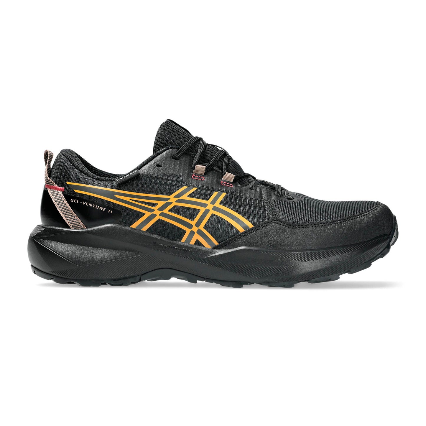 ASICS GEL-VENTURE 11 WATERPROOF Trailsko Herrer - sort, orange