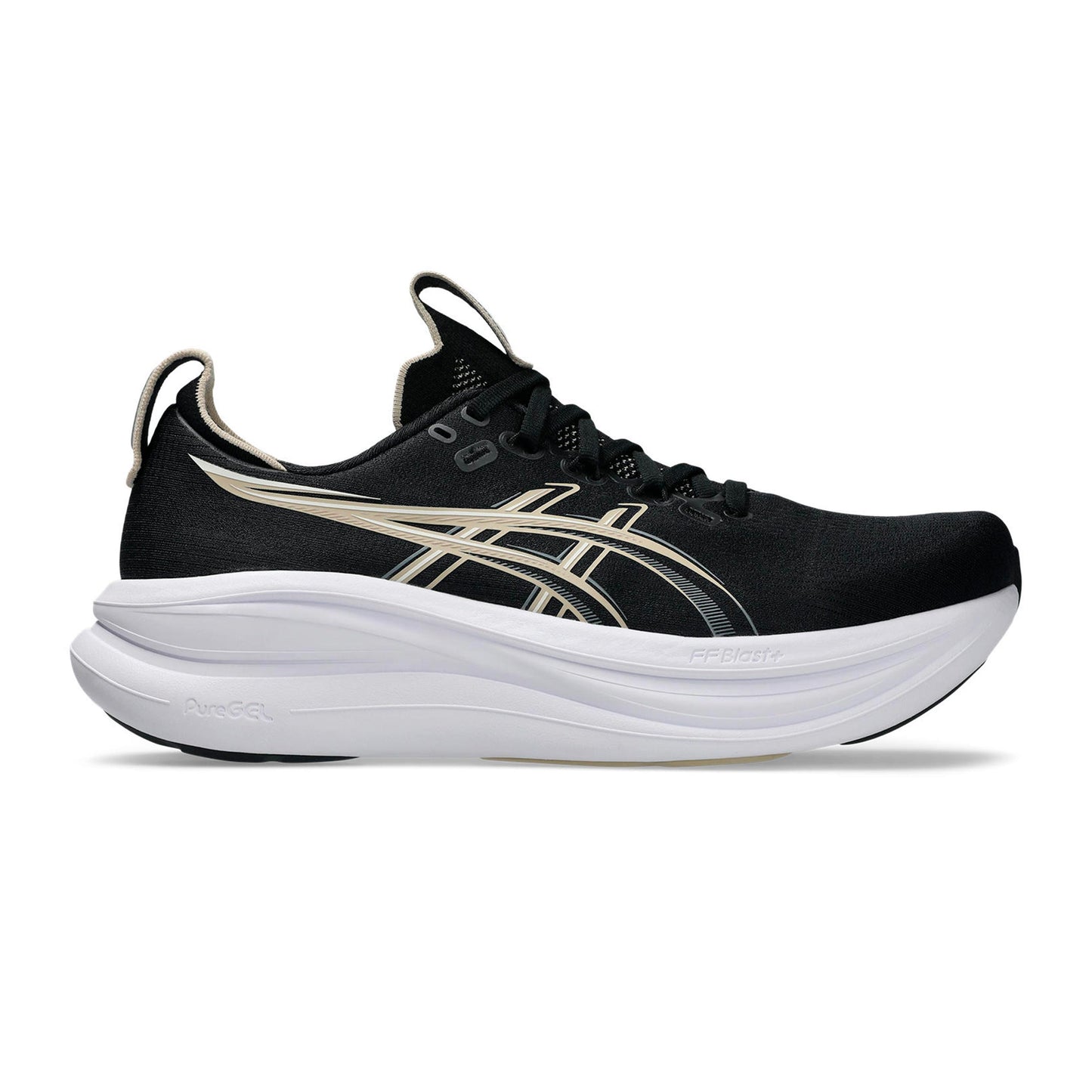 ASICS GEL-NIMBUS 28 Neutral sko Herrer - sort, creme