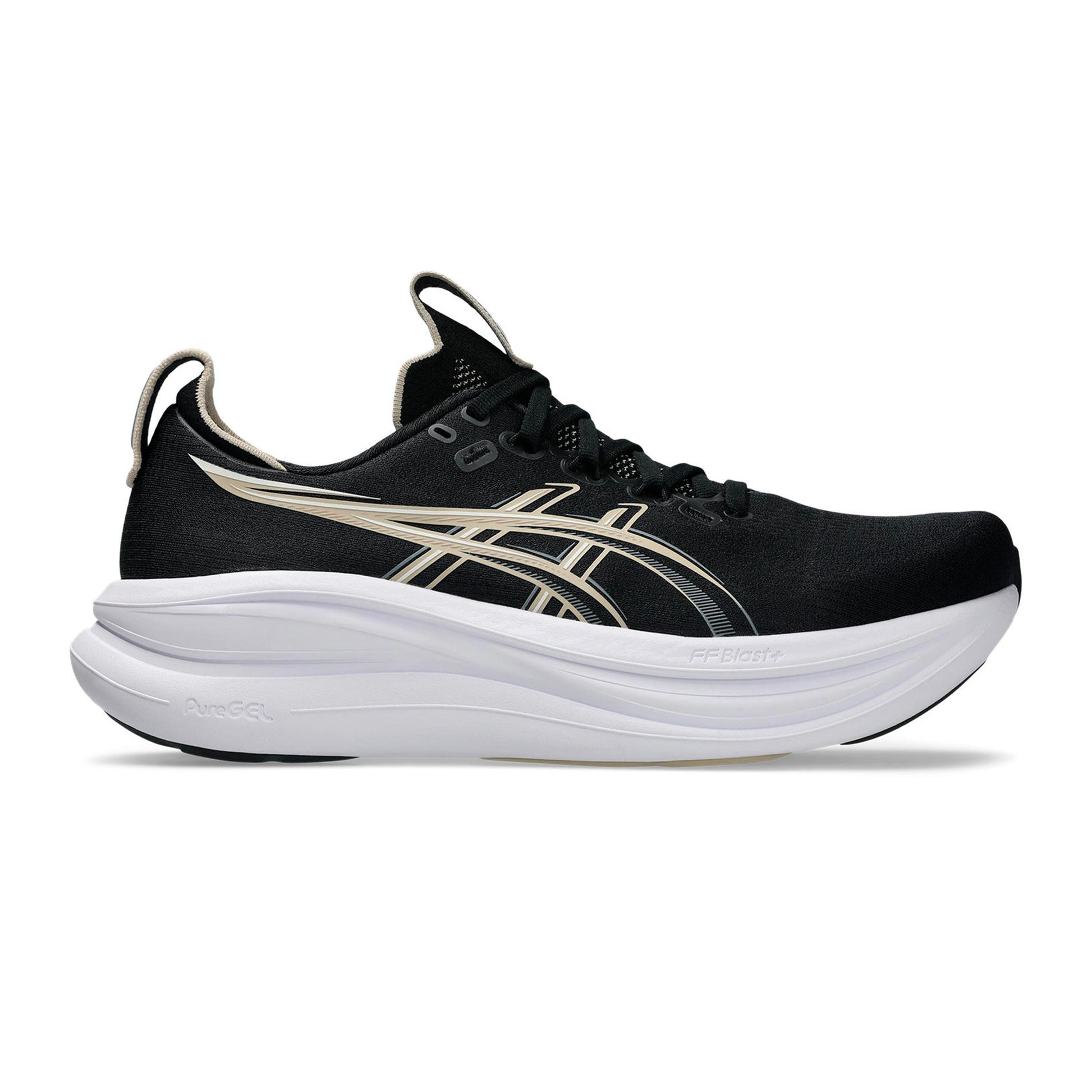 ASICS GEL-NIMBUS 28 Neutral sko Herrer - sort, creme