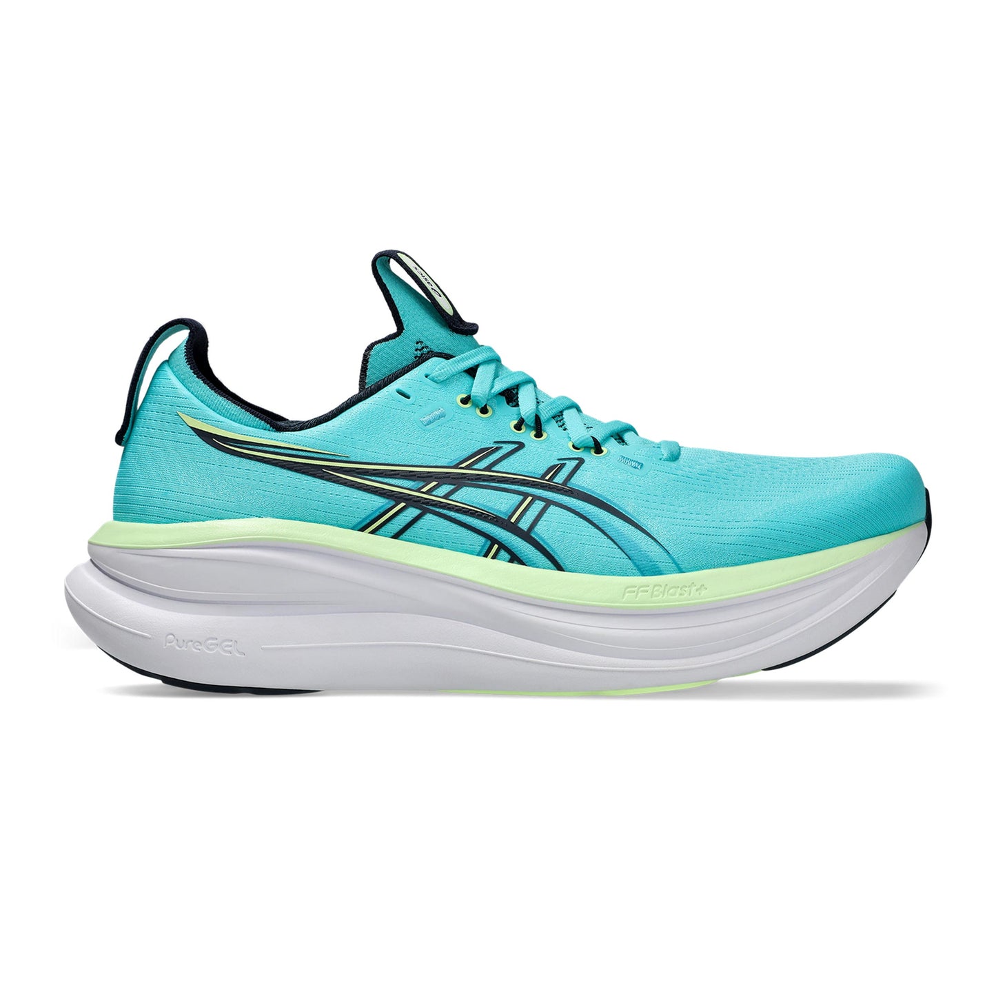 ASICS GEL-NIMBUS 28 Neutral sko Herrer - turkis, gul