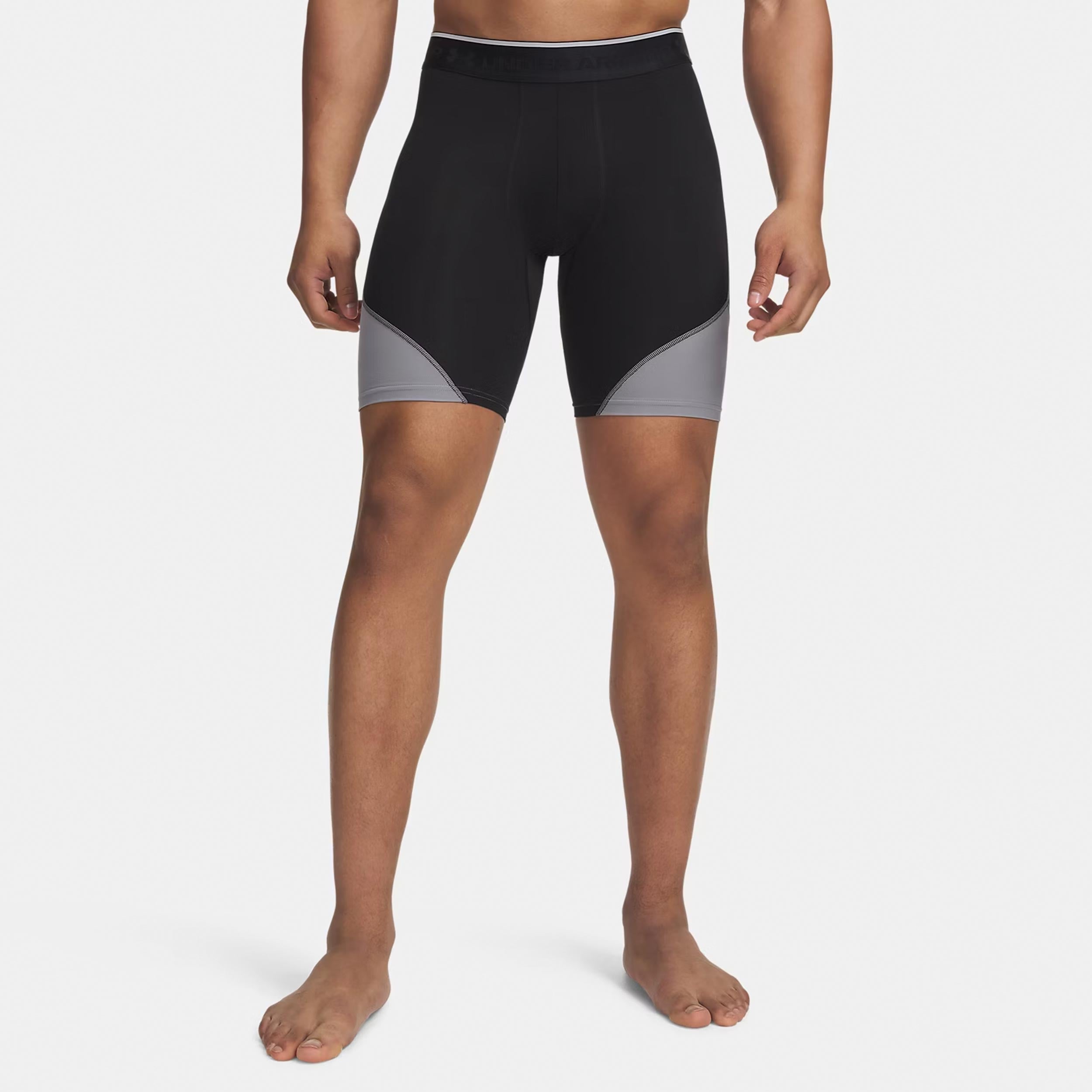 Under Armour Elite Long Shorts Herrer - sort, sølv