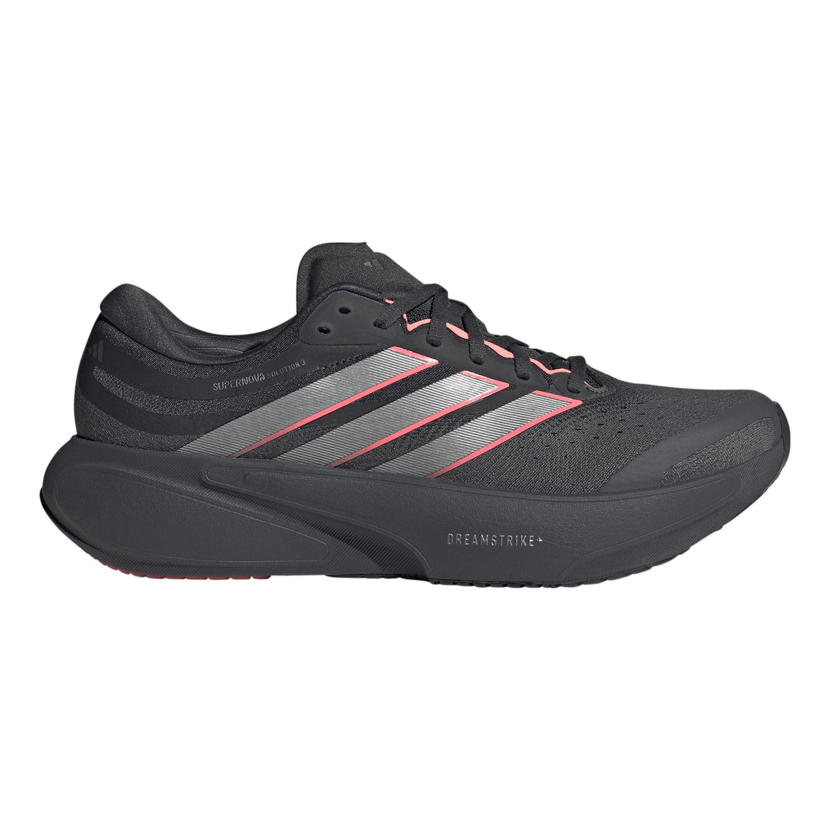 adidas Supernova Solution 3 Støttesko Herrer - mørkegrå, pink