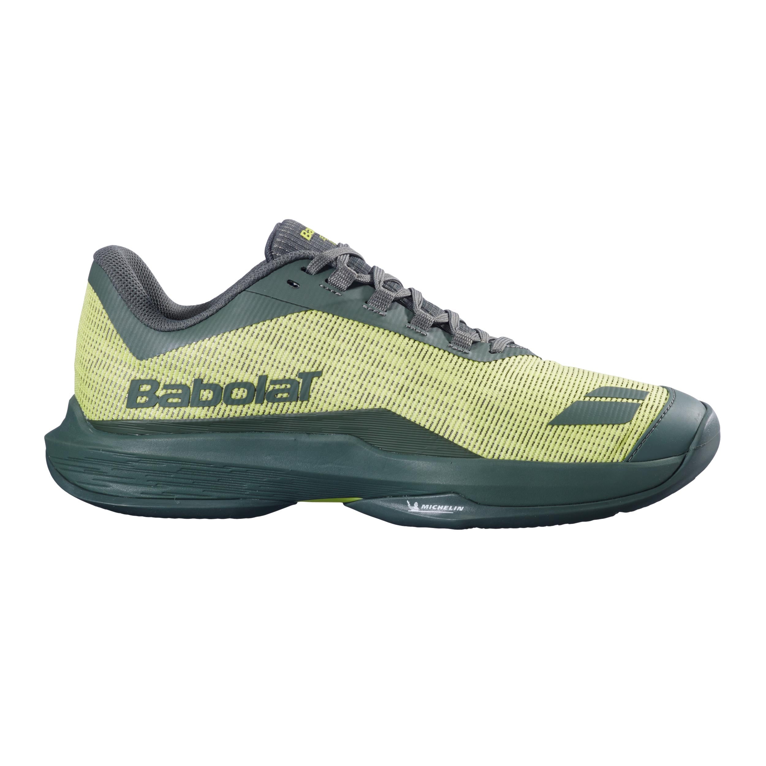 Babolat JET TERE 2 CLY Grusbanesko Herrer-lime, oliven
