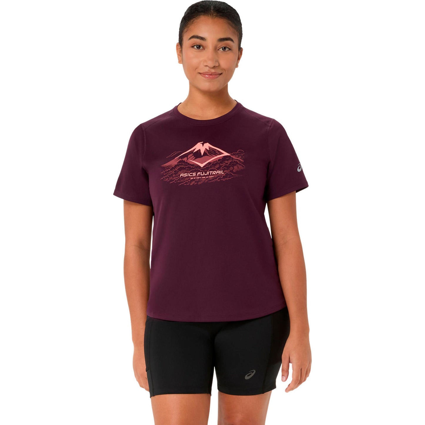 ASICS Fujitrail Logo  Løbetrøje Damer - vinrød