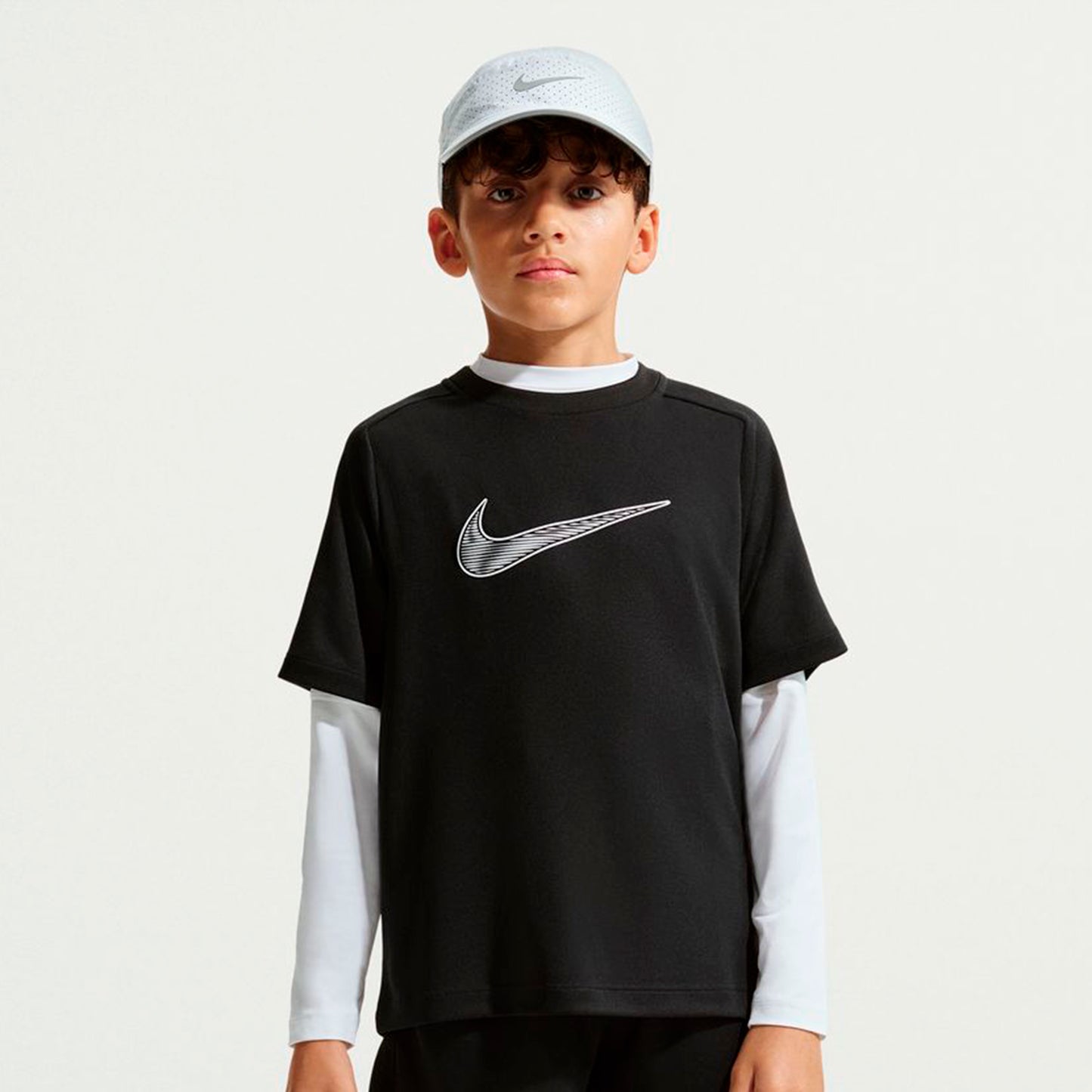 Nike Dri-Fit Multi  T-shirt Drenge-sort