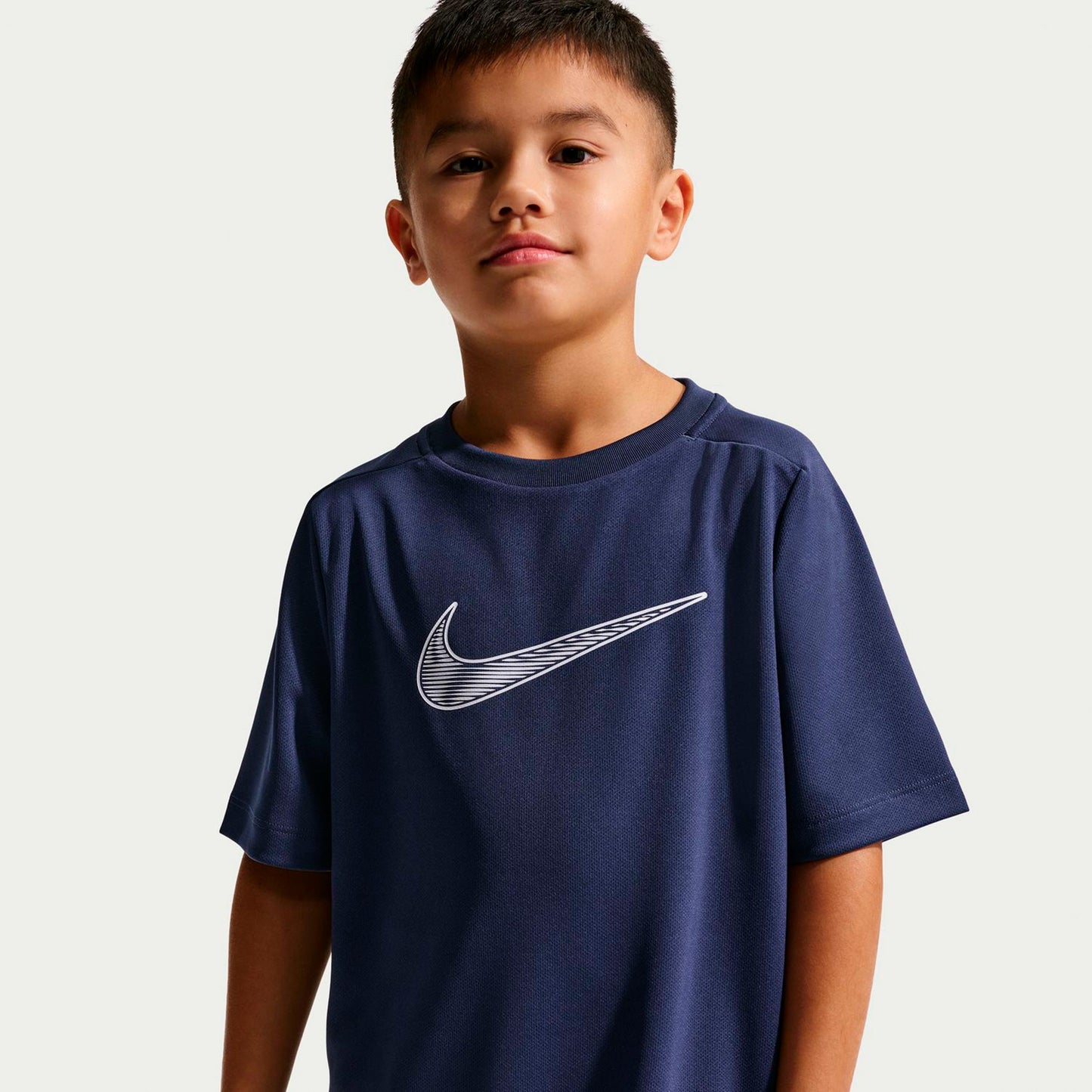 Nike Dri-Fit Multi  T-shirt Drenge - mørkeblå