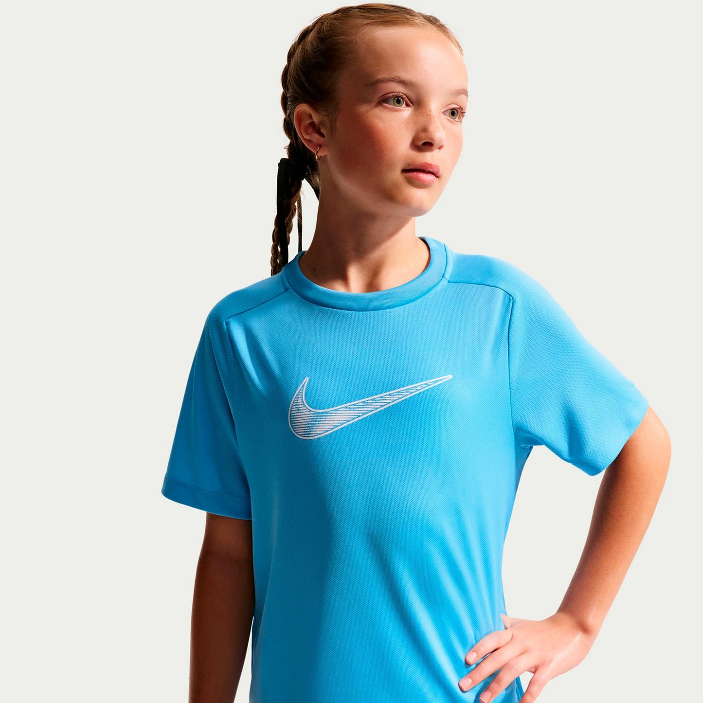 Nike Dri-Fit Multi  T-shirt Børn - lyseblå, lyseblå