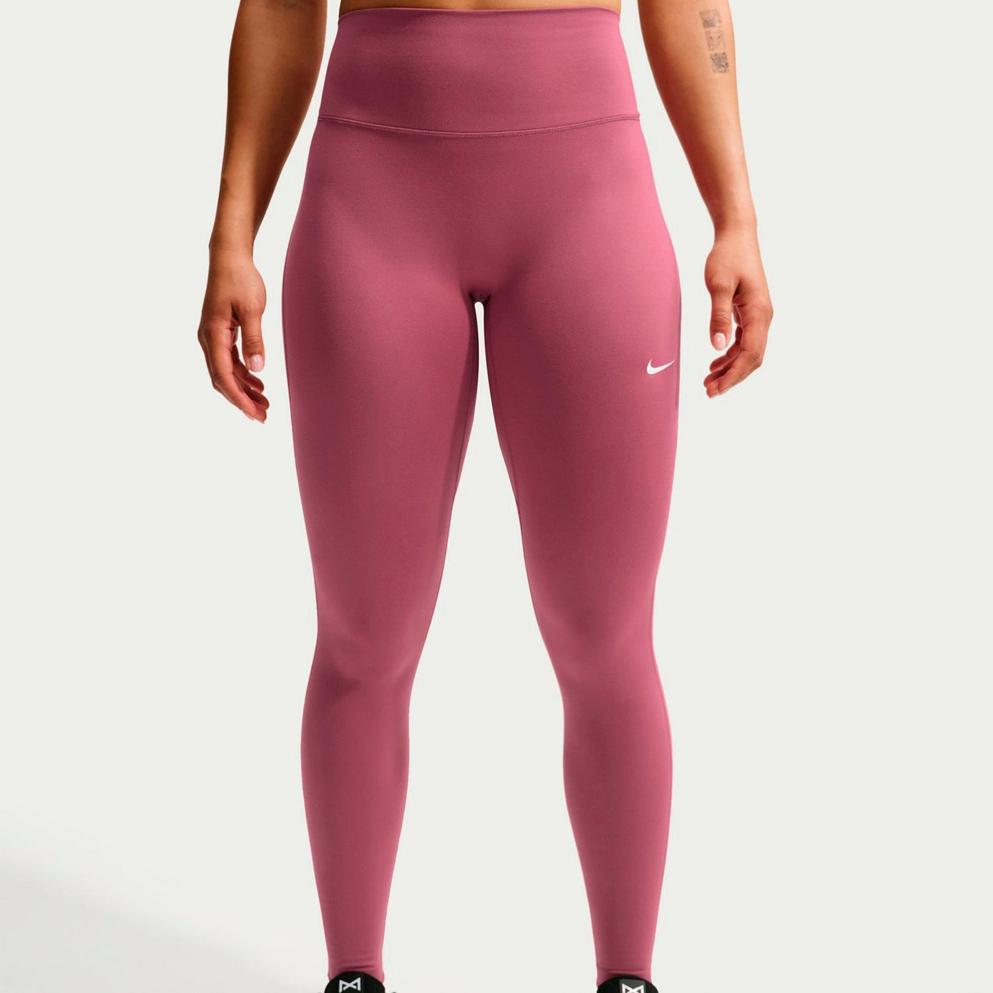 Nike Dri-Fit One High Rise Stramme løbebukser Damer - mauve