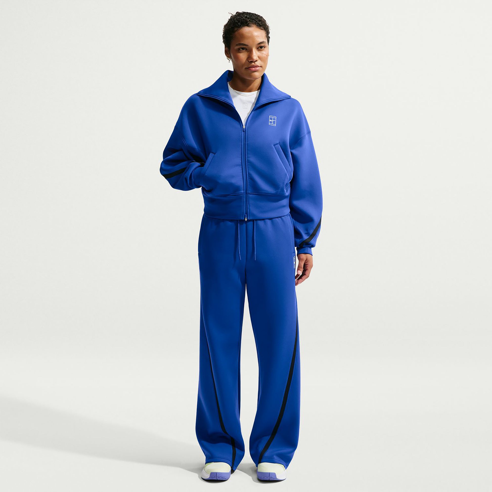 Nike Court Dri-Fit Advantage  Træningsjakke Damer - blå