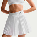 Dri-Fit Victory High Rise Pleated Nederdel Damer-hvid