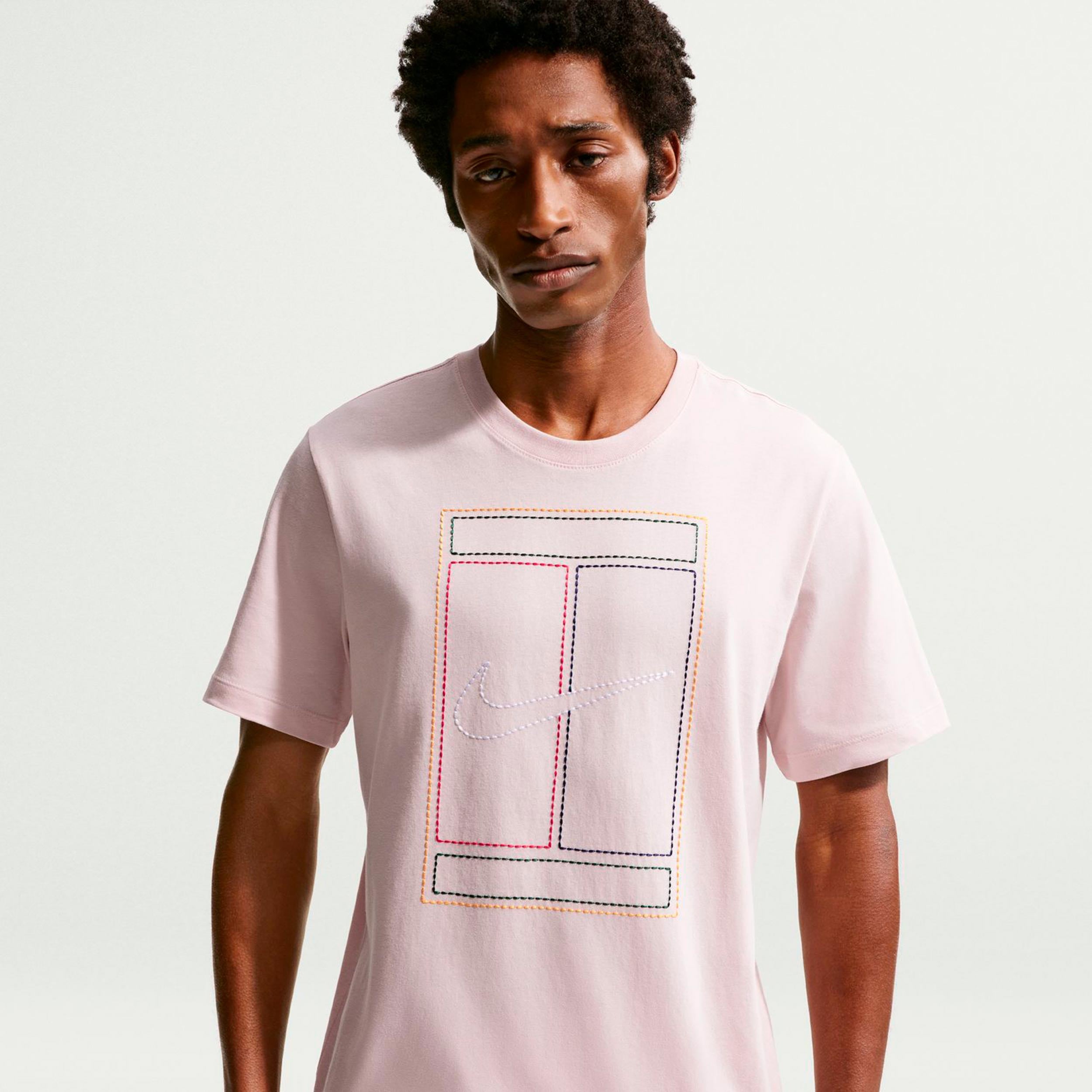 Nike Court Heritage T-shirt Herrer - gammel lyserød