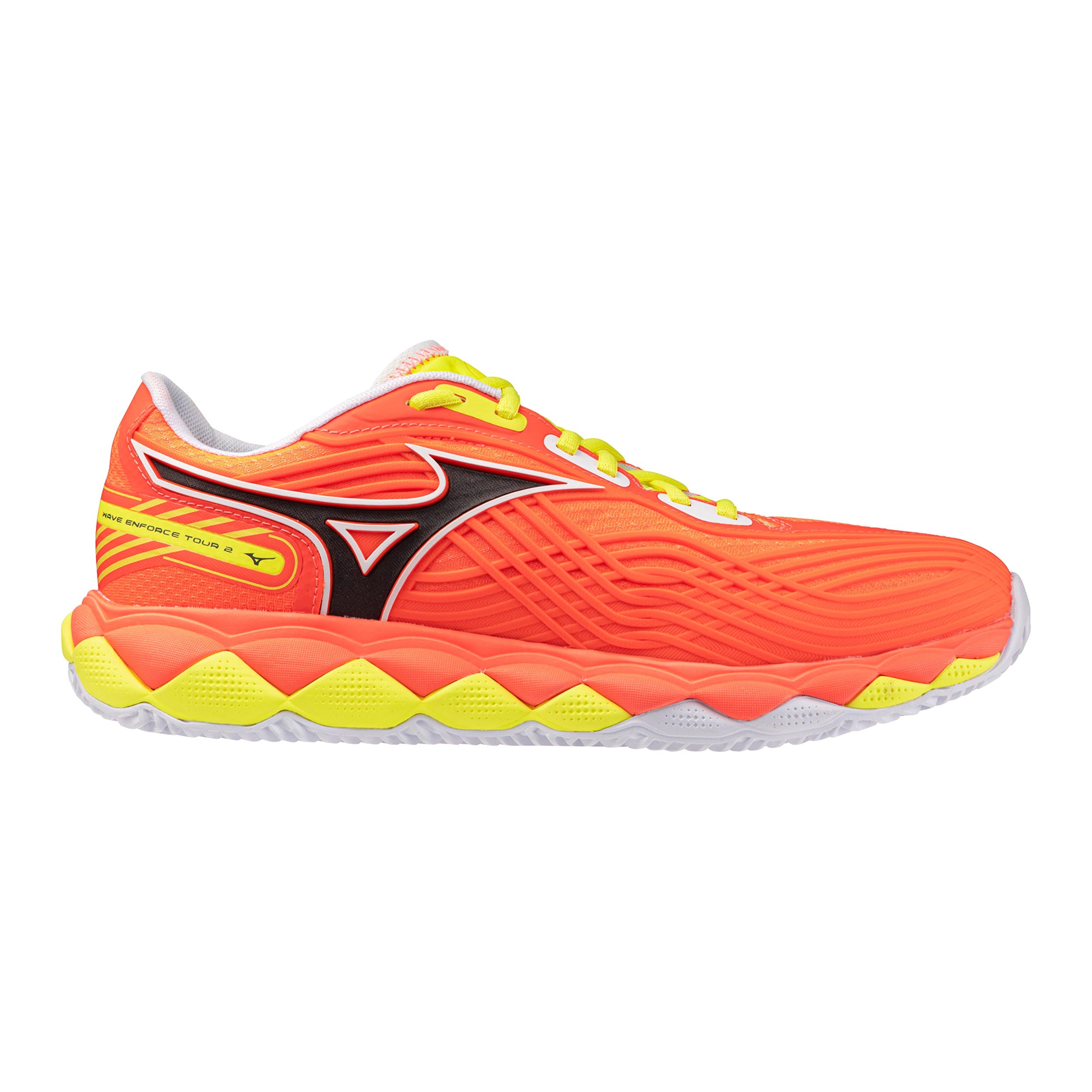 Mizuno Wave Enforce Tour 2 Padelsko Herrer - orange, sort