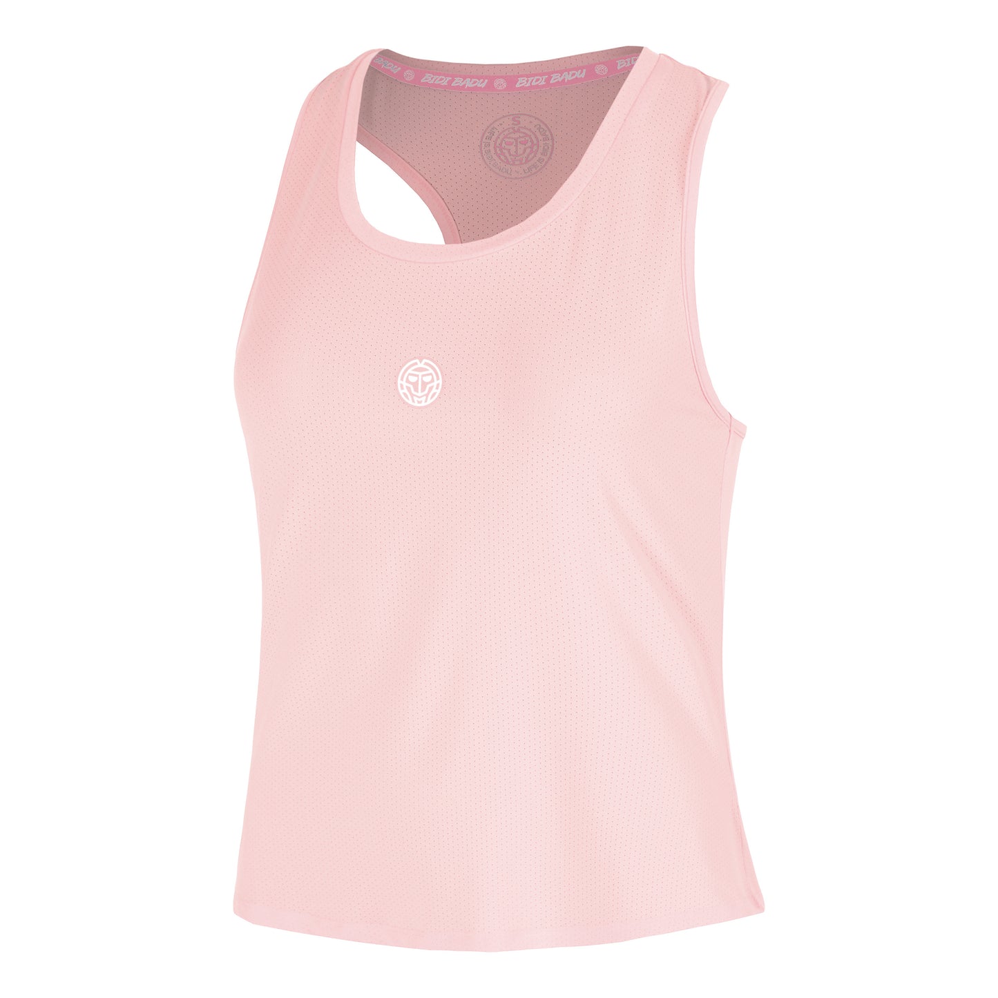 BIDI BADU Out of Control Racerback Tanktop Damer - lyserød, hvid