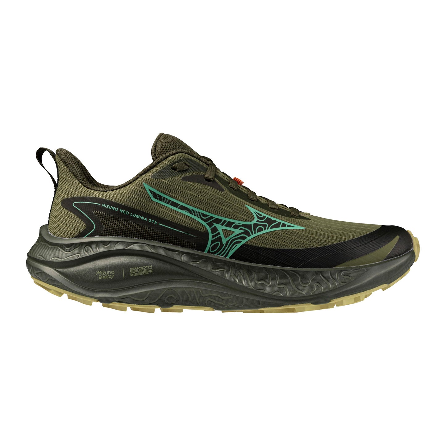 Mizuno Neo Lumina GTX  Trailsko Damer - oliven, mint