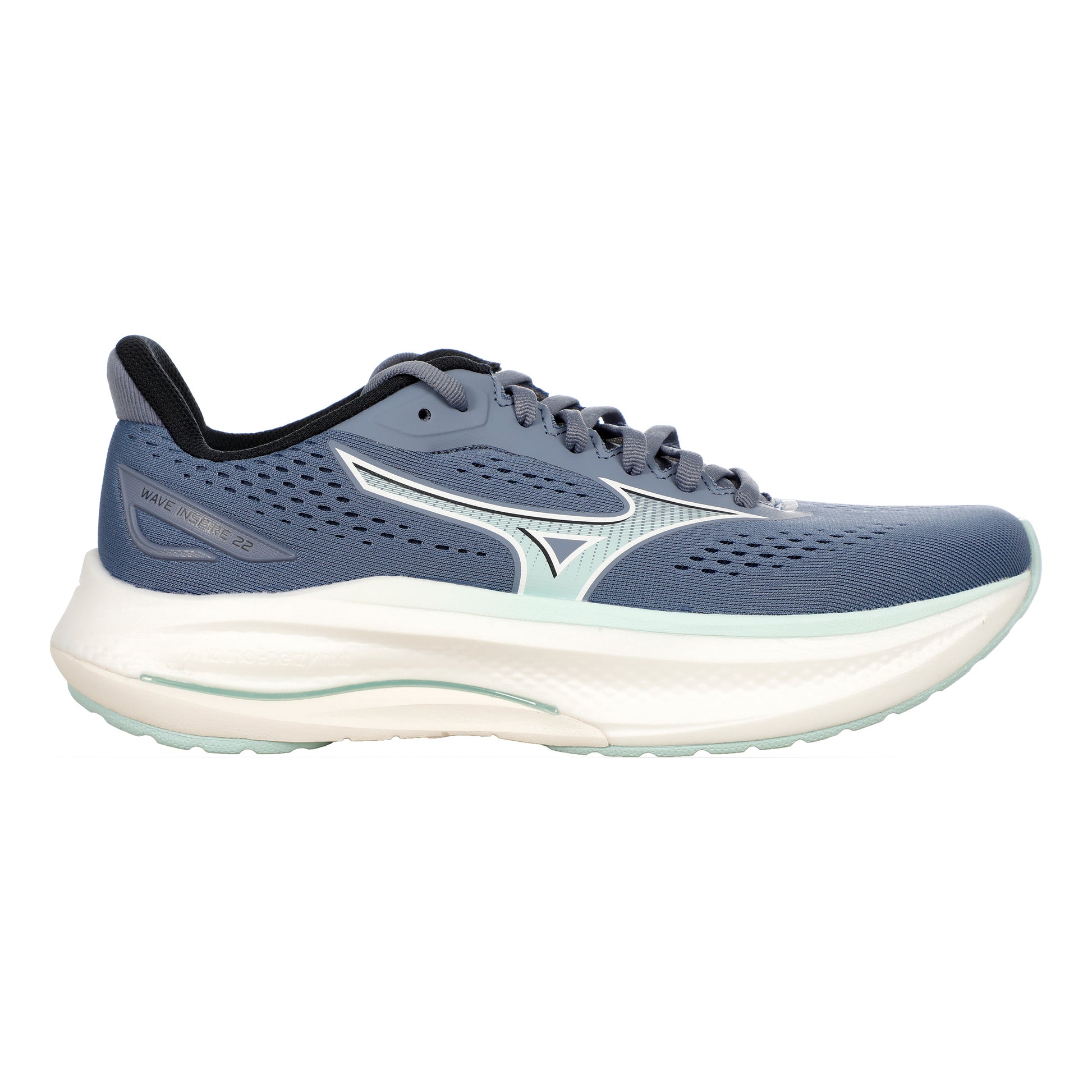 Mizuno Wave Inspire 22  Støttesko Damer - blå-grå, mint