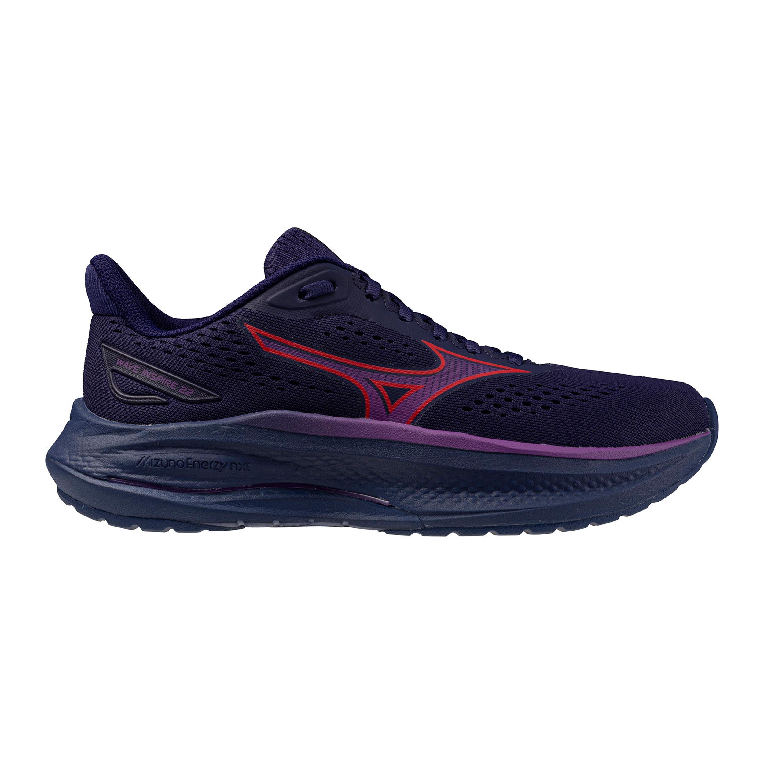 Mizuno Wave Inspire 22  Støttesko Damer - mørkeblå, lilla