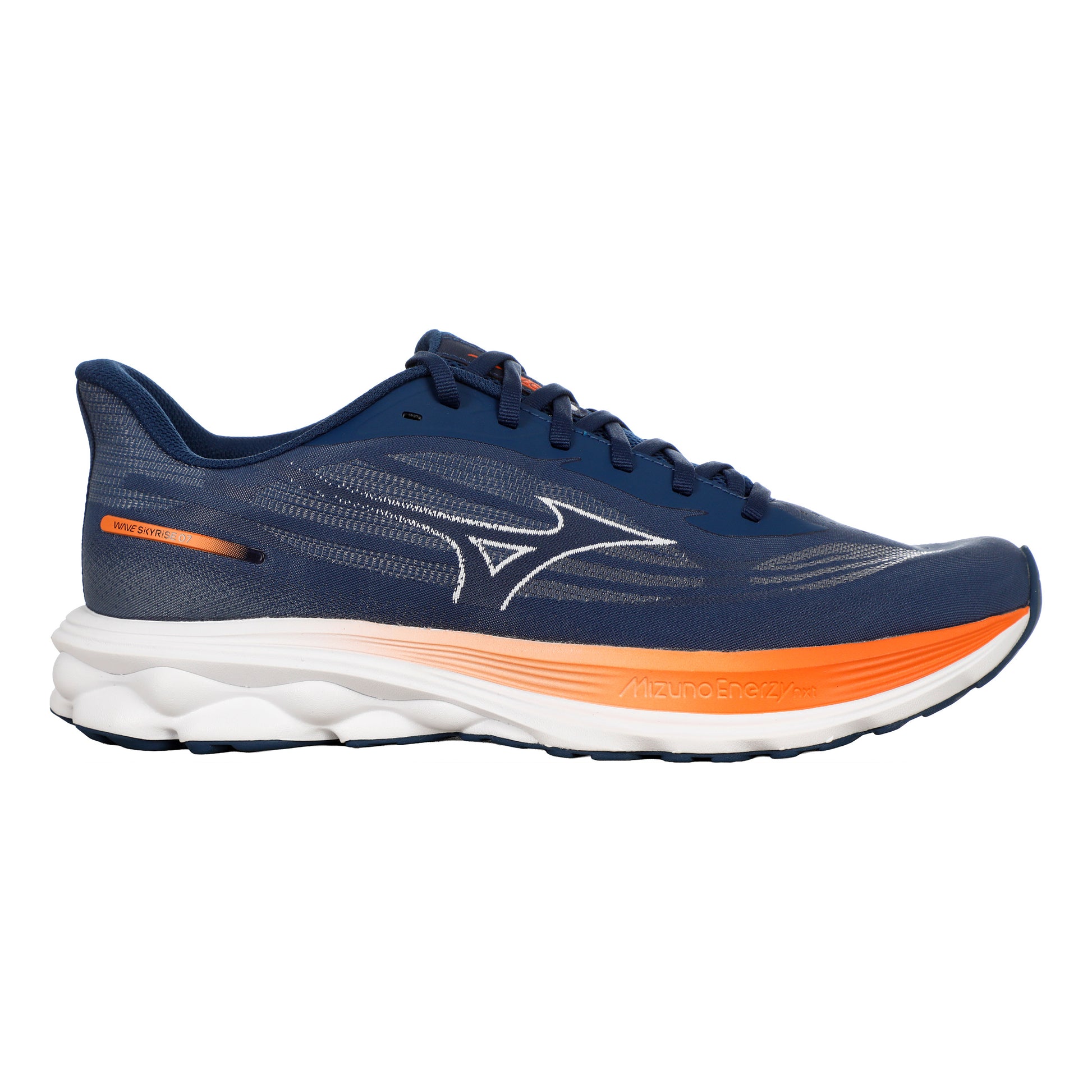 Mizuno Wave Skyrise 7  Neutral sko Herrer - mørkeblå, koral