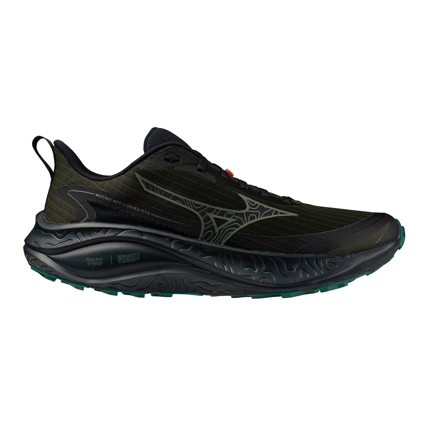 Mizuno Neo Lumina GTX  Trailsko Herrer - mørkegrøn, sort