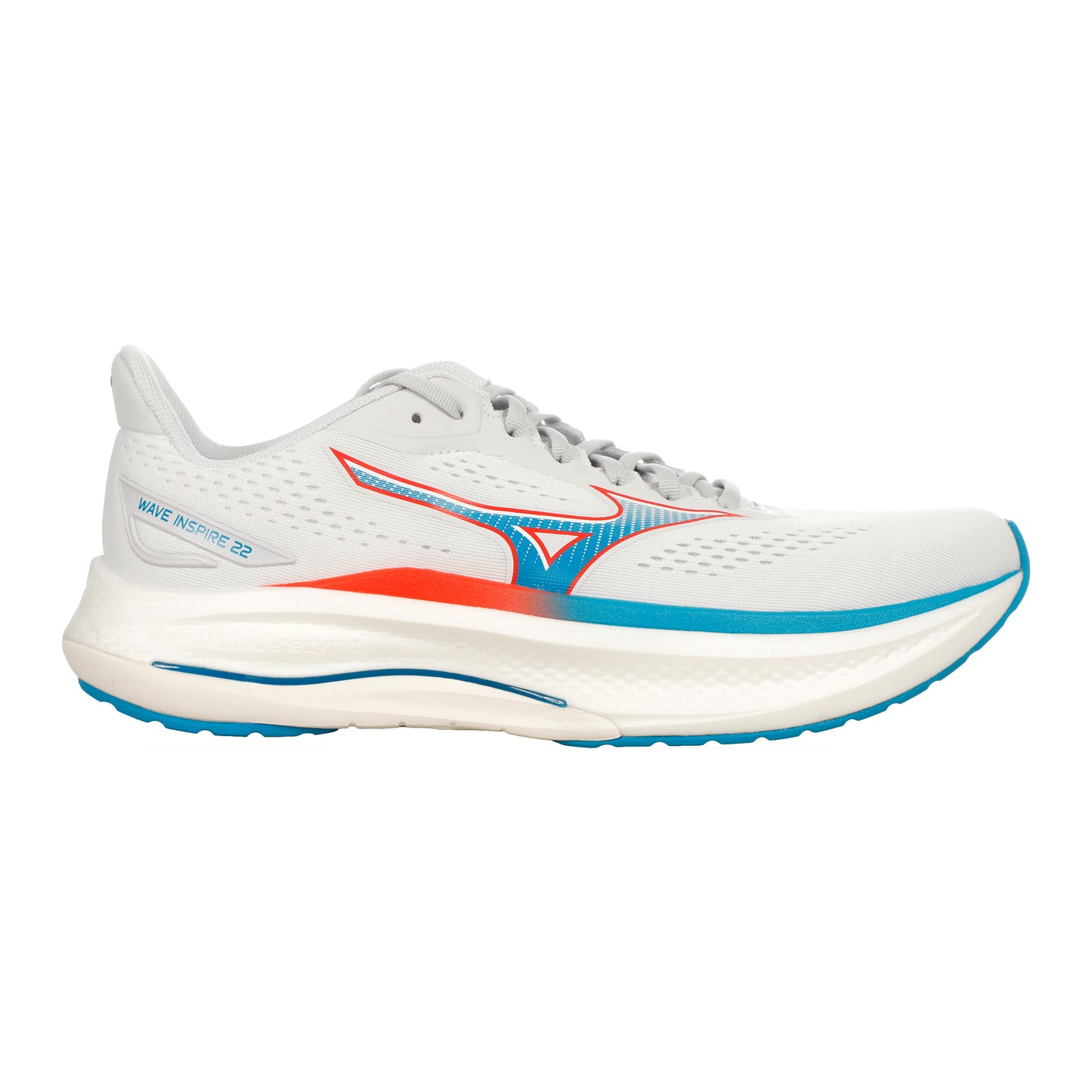 Mizuno Wave Inspire 22  Støttesko Herrer - creme, blå